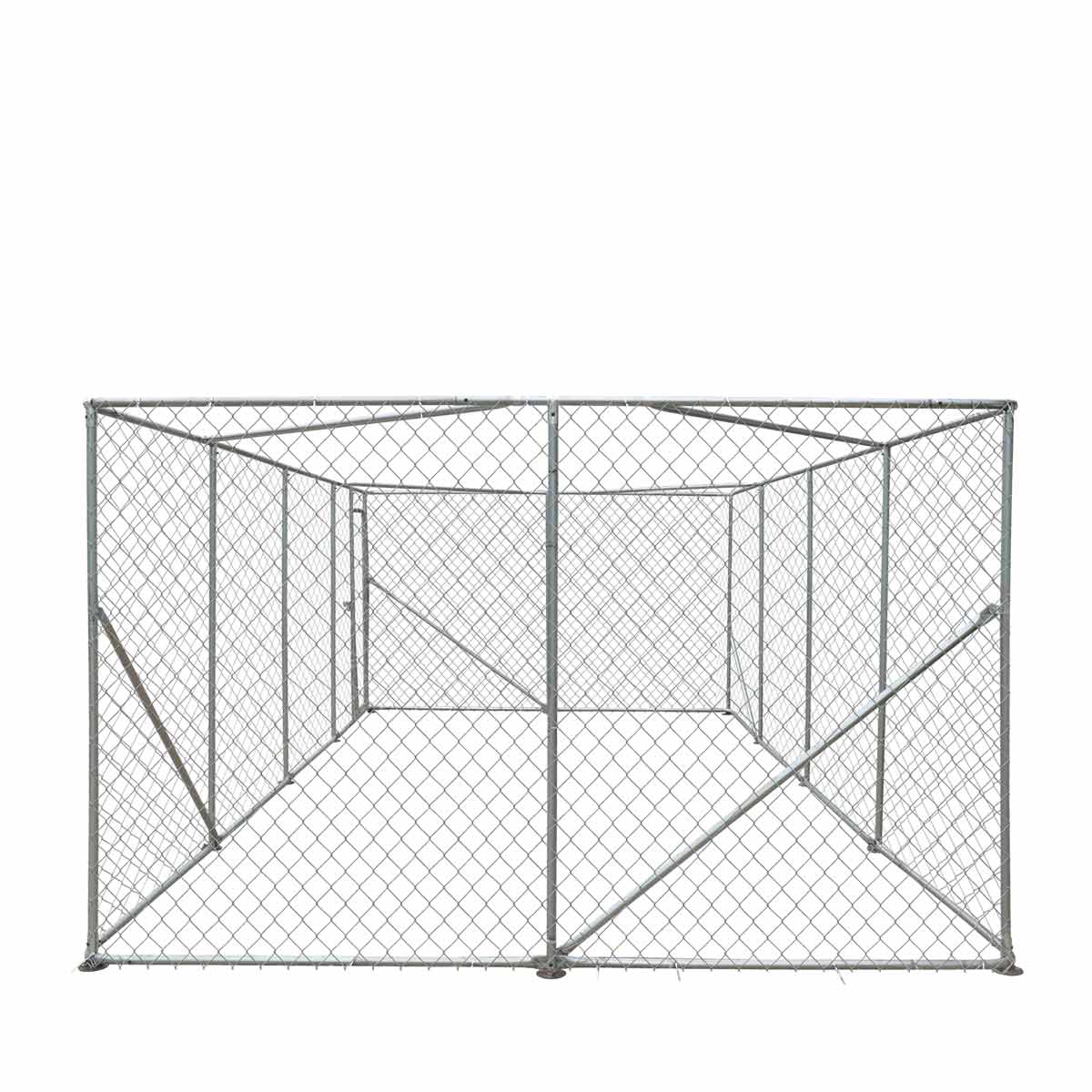 3 x 6 m Outdoor Dog Kennel Playpen with Locking Gate, 1.85 m Chain-link Fence, TMG-DCP1020 - Image 5