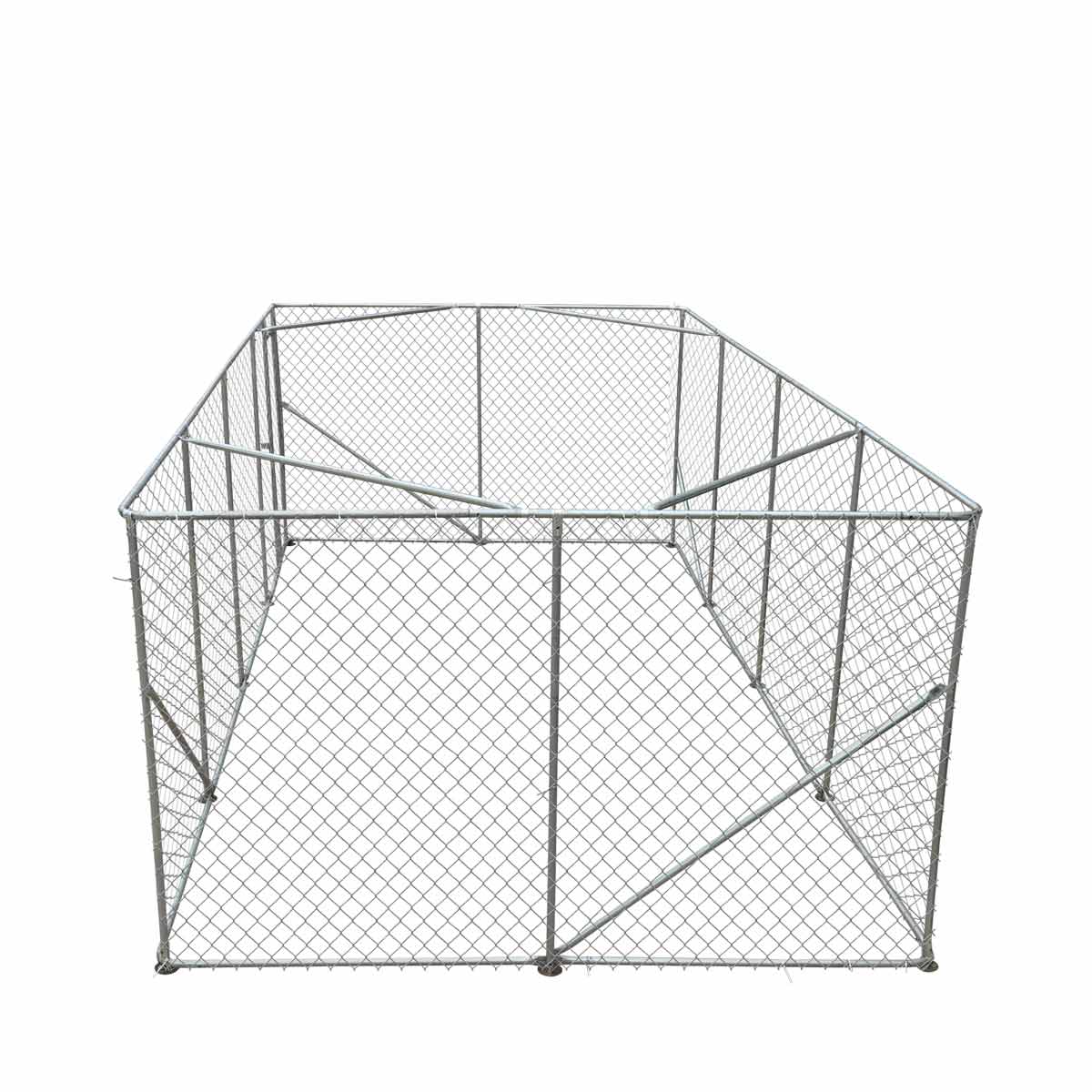 3 x 6 m Outdoor Dog Kennel Playpen with Locking Gate, 1.85 m Chain-link Fence, TMG-DCP1020 - Image 6