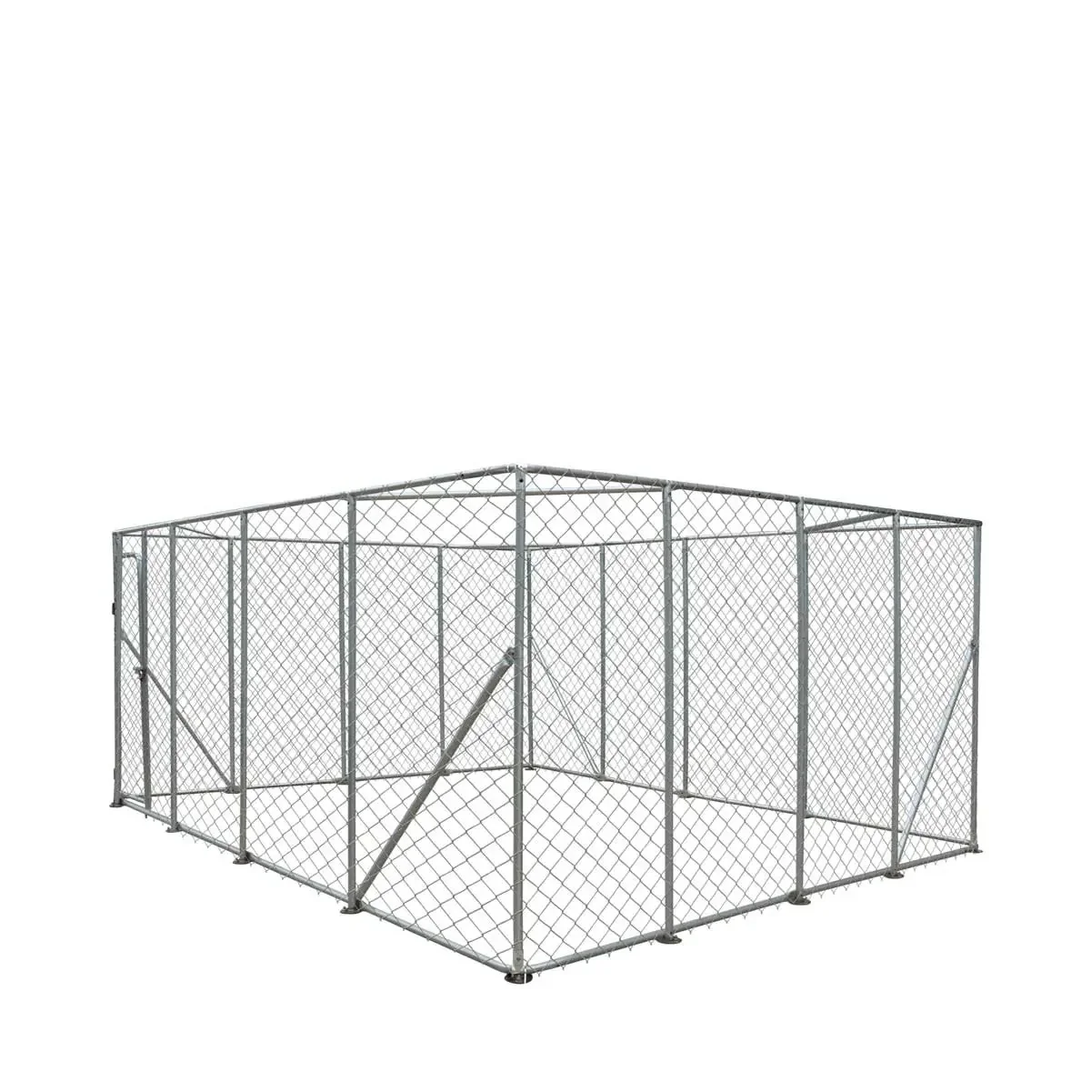 6 x 6 m Outdoor Dog Kennel Playpen with Locking Gate, 1.85 m Chain-link Fence, TMG-DCP2020 - Image 3