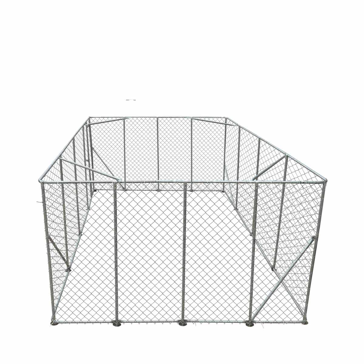 6 x 6 m Outdoor Dog Kennel Playpen with Locking Gate, 1.85 m Chain-link Fence, TMG-DCP2020 - Image 5