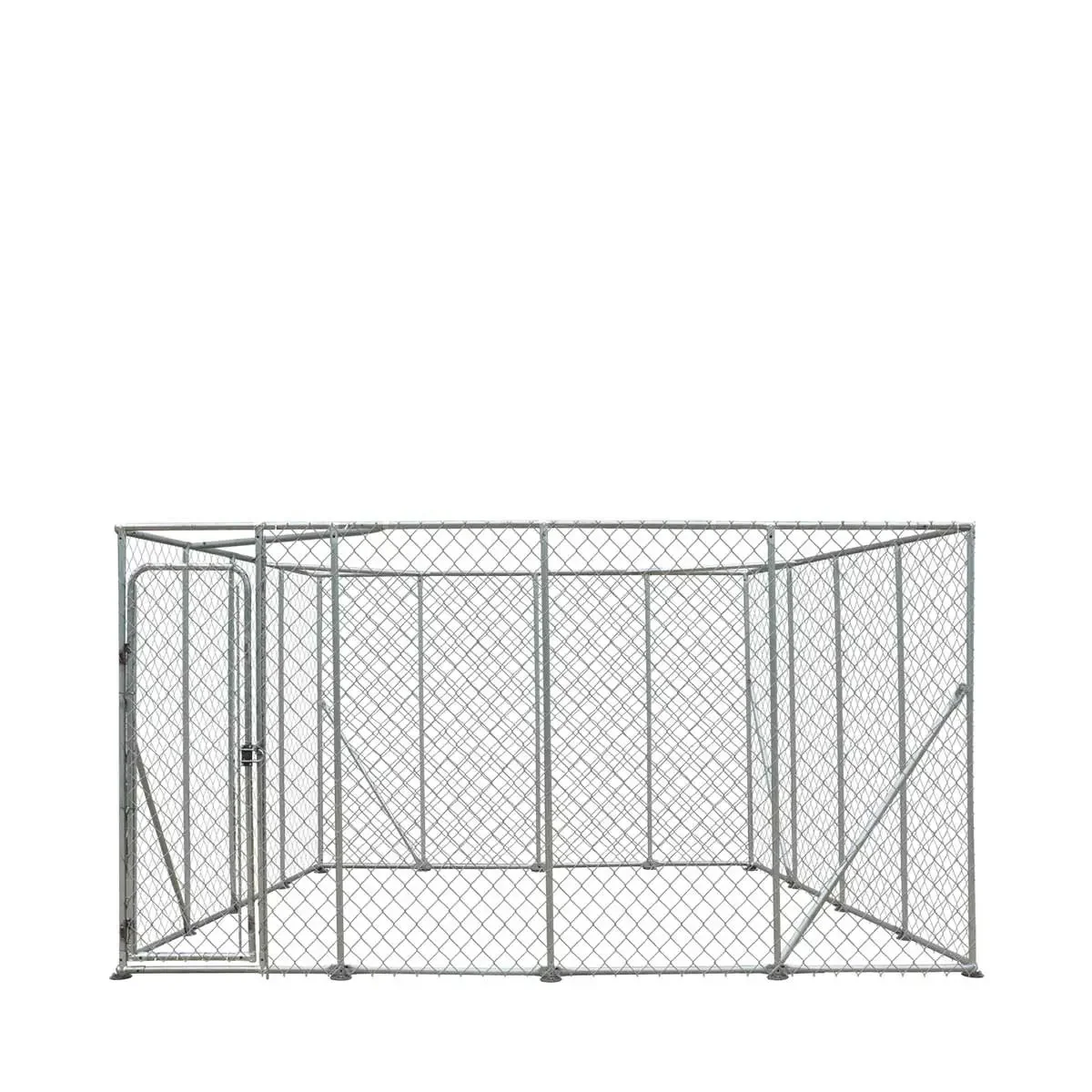 6 x 6 m Outdoor Dog Kennel Playpen with Locking Gate, 1.85 m Chain-link Fence, TMG-DCP2020 - Image 7