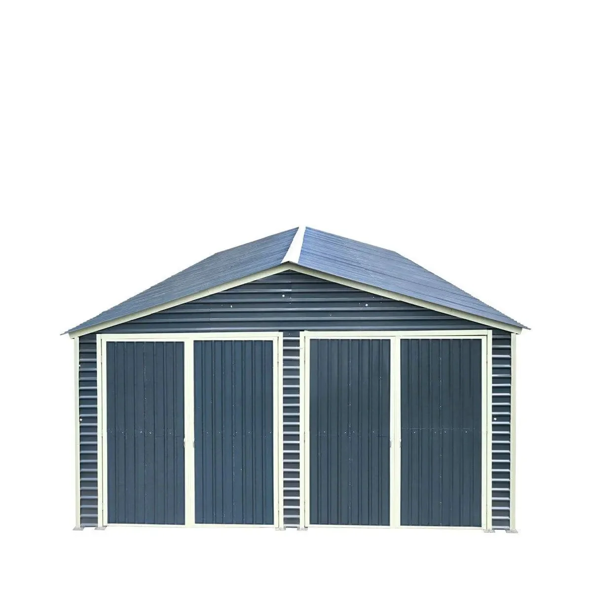 6 x 9 m Metal Garage Shed with Double Front & Side Doors, 4 m Peak Height, TMG-MS2030 - Image 12