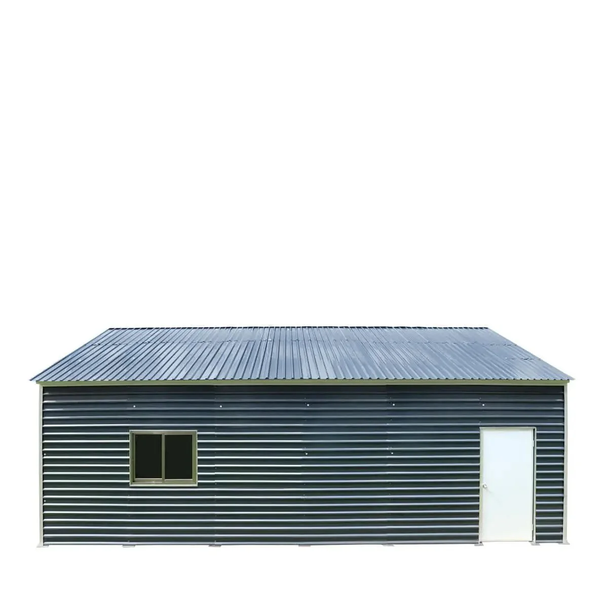 6 x 9 m Metal Garage Shed with Double Front & Side Doors, 4 m Peak Height, TMG-MS2030 - Image 17