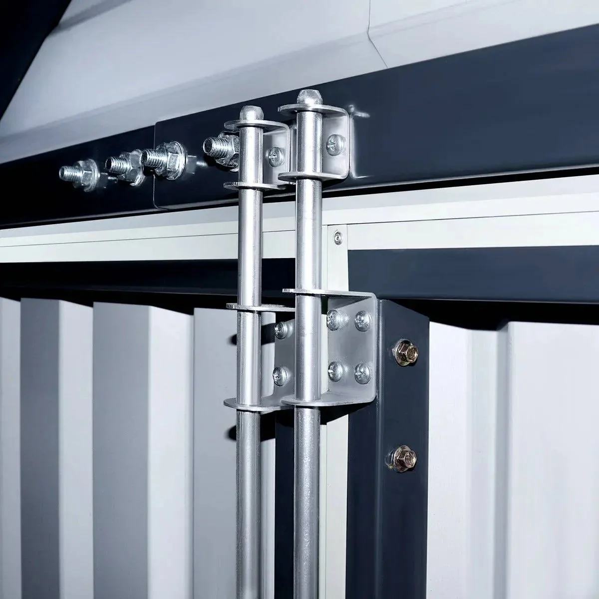 6 x 9 m Metal Garage Shed with Double Front & Side Doors, 4 m Peak Height, TMG-MS2030 - Image 30