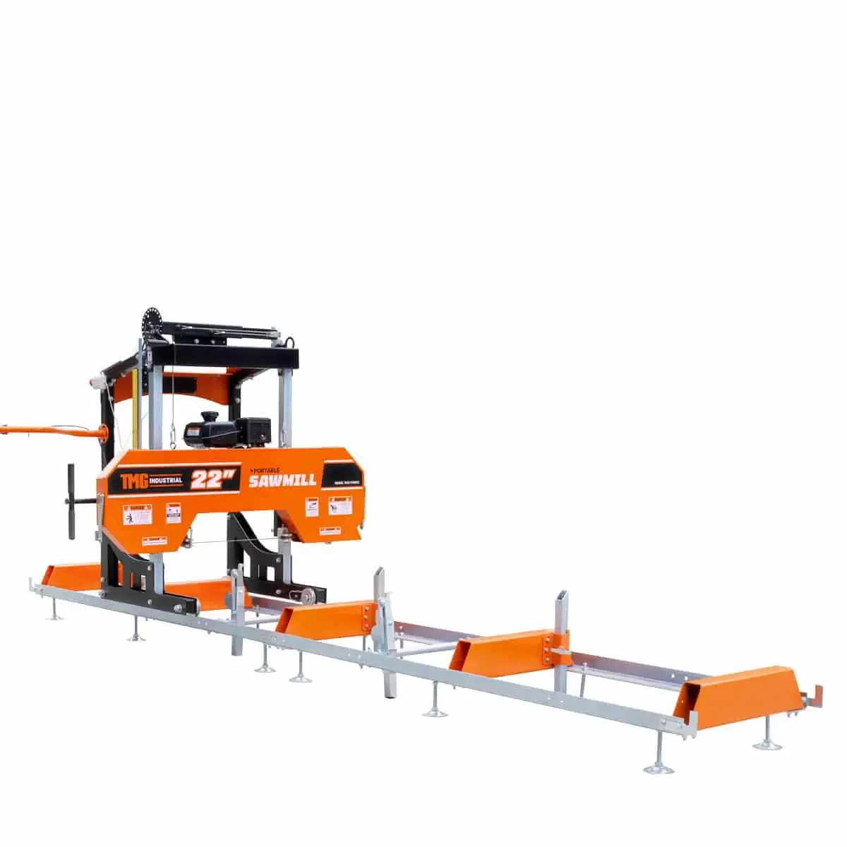 TMG Heavy Series™ Portable 560mm Sawmill (Blade is not Included) with 7 HP Kohler Gas Engine - Bandsaw Mill for 3.5m Logs, TMG-PSM22 - Image 10