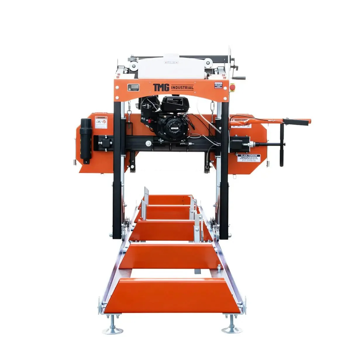 TMG Heavy Series™ Portable 560mm Sawmill (Blade is not Included) with 7 HP Kohler Gas Engine - Bandsaw Mill for 3.5m Logs, TMG-PSM22 - Image 4