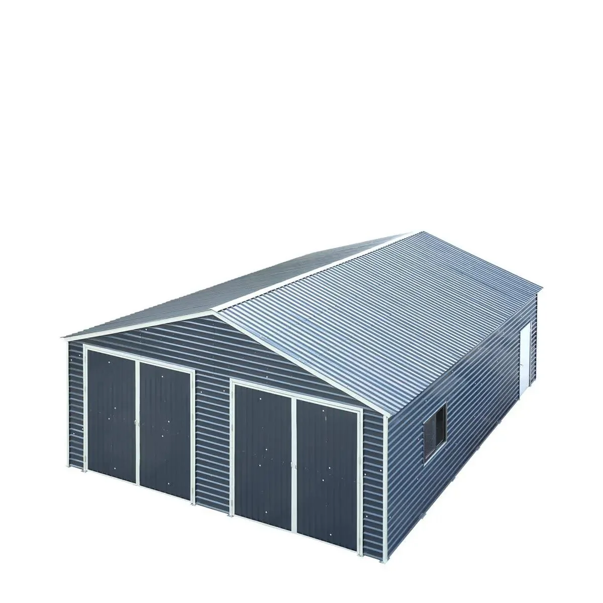 8 x 9 m Metal Garage Shed with Double Front & Side Doors, 4.3 m Peak Height, TMG-MS2630 - Image 10