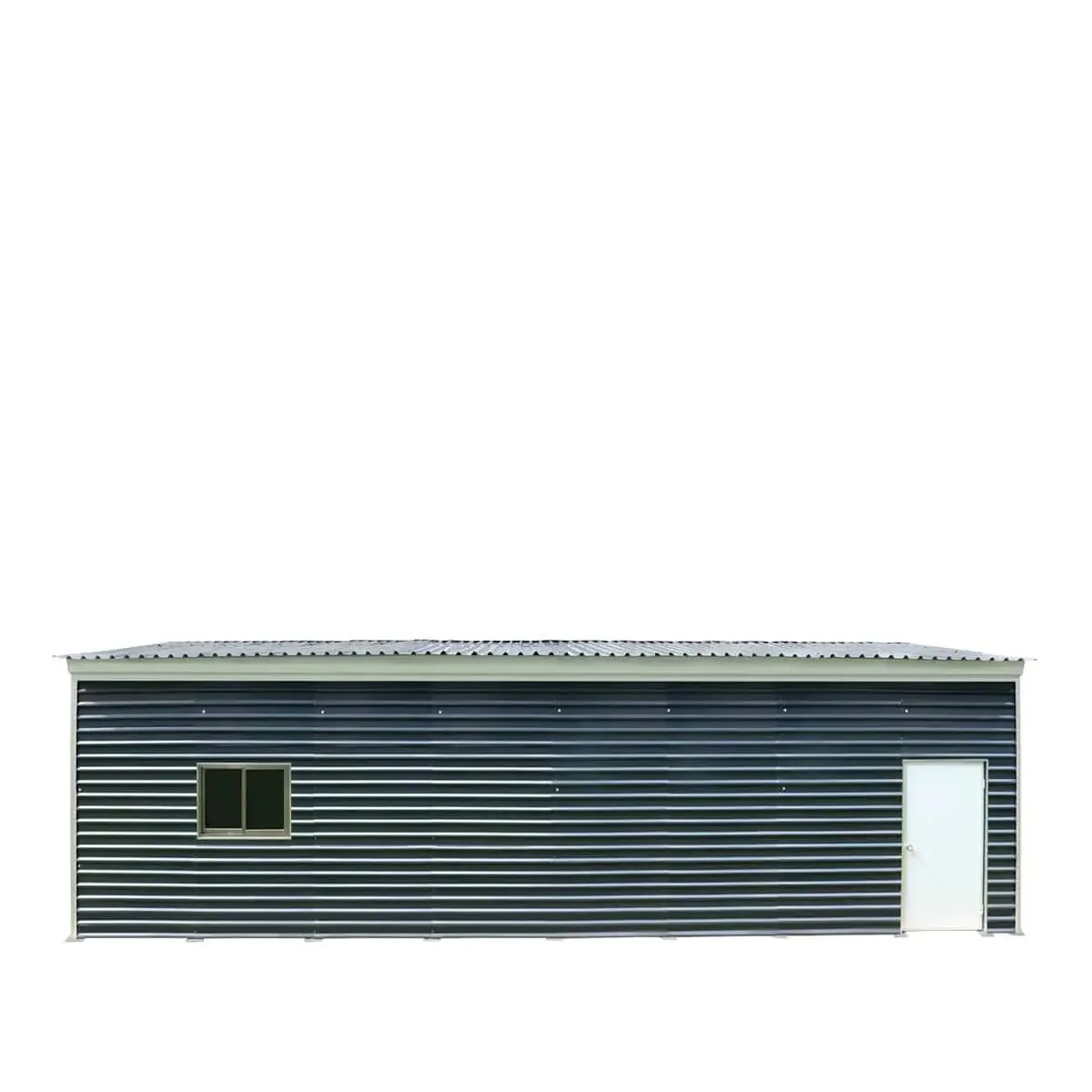8 x 12 m Metal Garage Shed with Double Front & Side Doors, 4.3 m Peak Height, TMG-MS2640 - Image 11