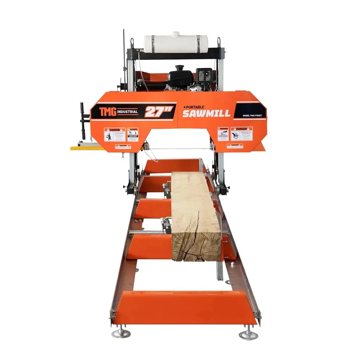 Portable 685mm Sawmill (Blade is not Included) with 14 HP Kohler Gas Engine - Bandsaw Mill for 3.6m Logs TMG-PSM27 - Image 7