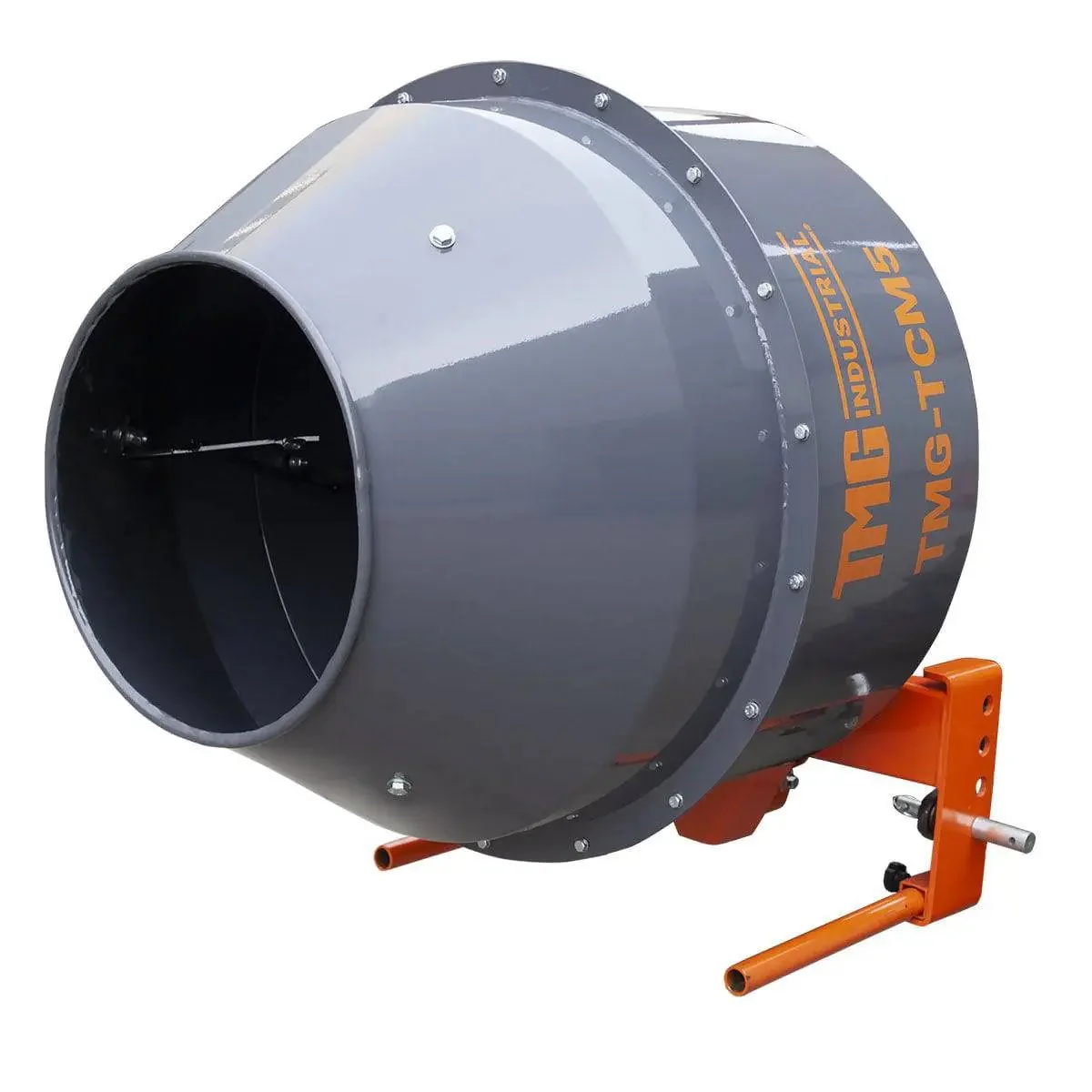 140 L 3-Point Hitch Cement Mixer, PTO Shaft Included, Category 1 Hookup, TMG-TCM5 - Image 4