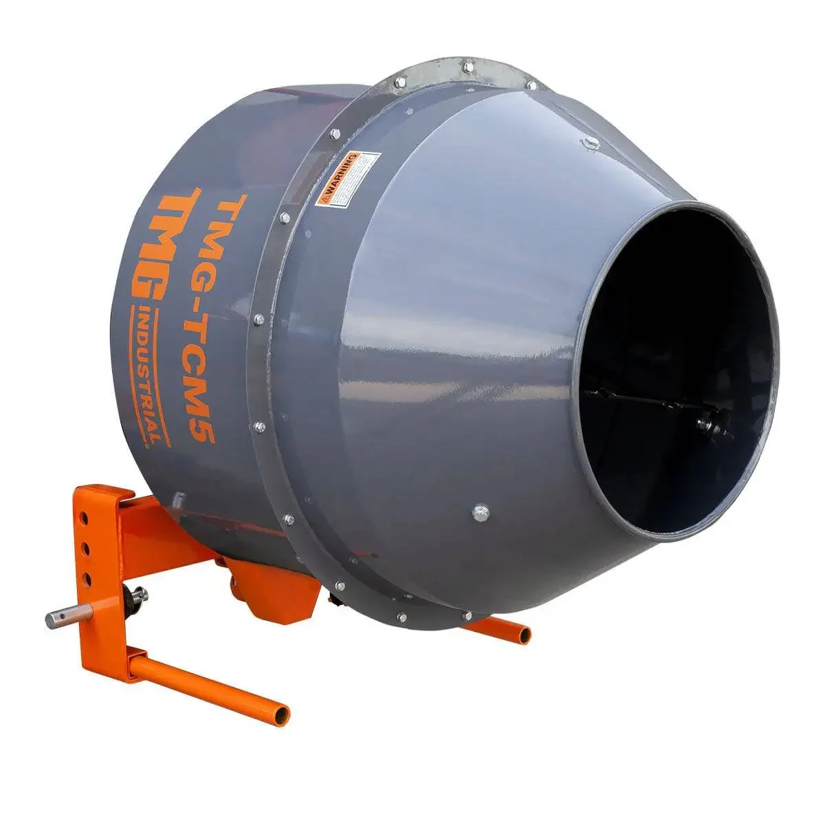 140 L 3-Point Hitch Cement Mixer, PTO Shaft Included, Category 1 Hookup, TMG-TCM5 - Image 5