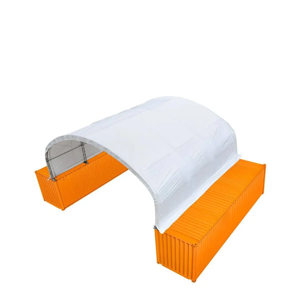 9 x 6m Double Truss Storage Shelter for 20ft Container, 580gsm PVC Fabric Cover, TMG-DT3020C - Image 4