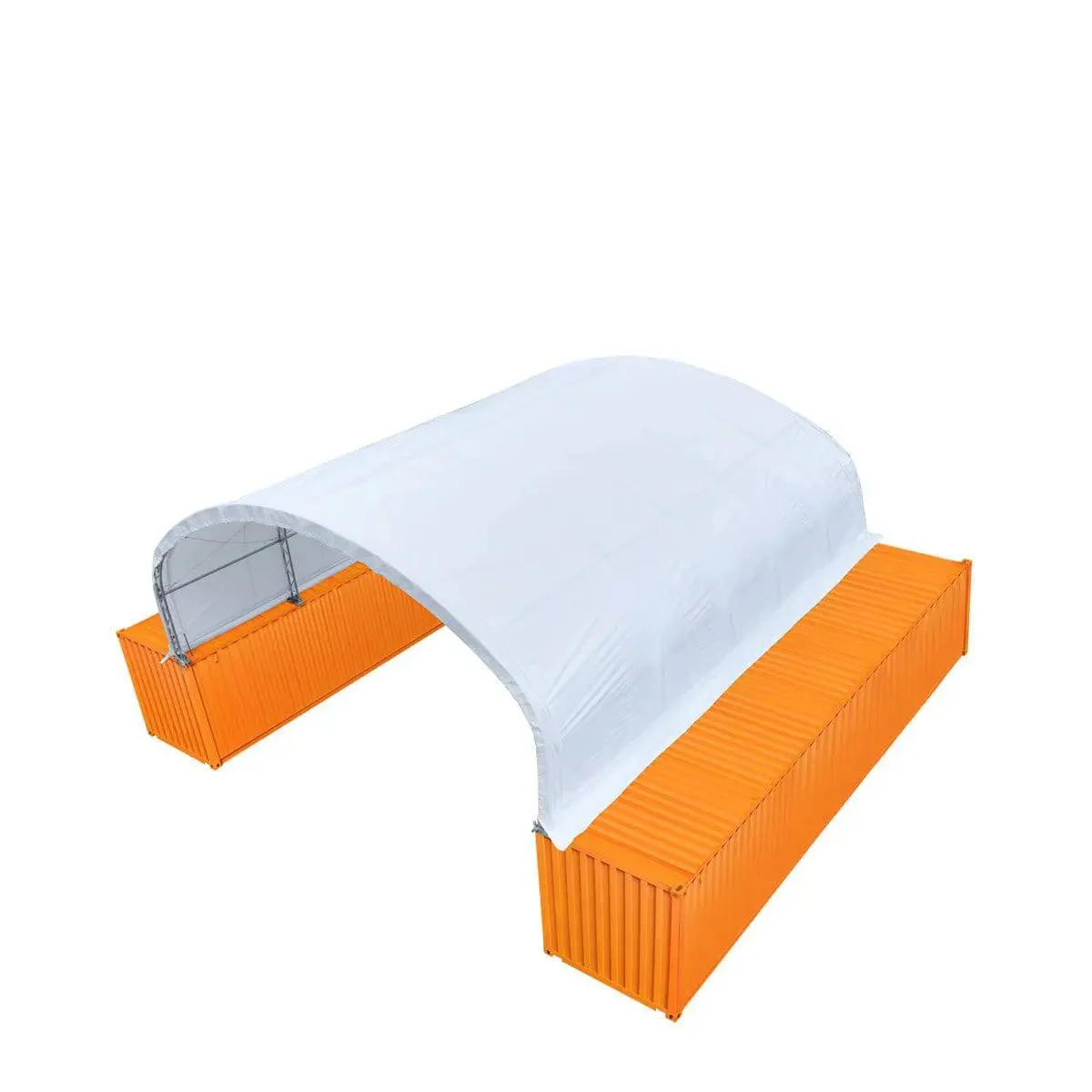 9 x 12m Double Truss Storage Shelter for 40 ft Container, 580 gsm PVC Fabric Cover, TMG-DT3040C - Image 4