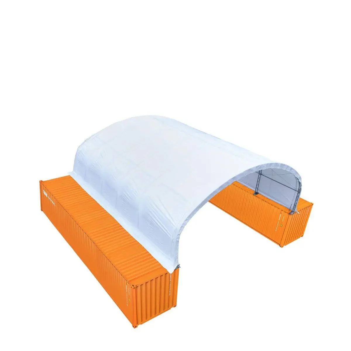 9 x 12m Double Truss Storage Shelter for 40 ft Container, 580 gsm PVC Fabric Cover, TMG-DT3040C - Image 5