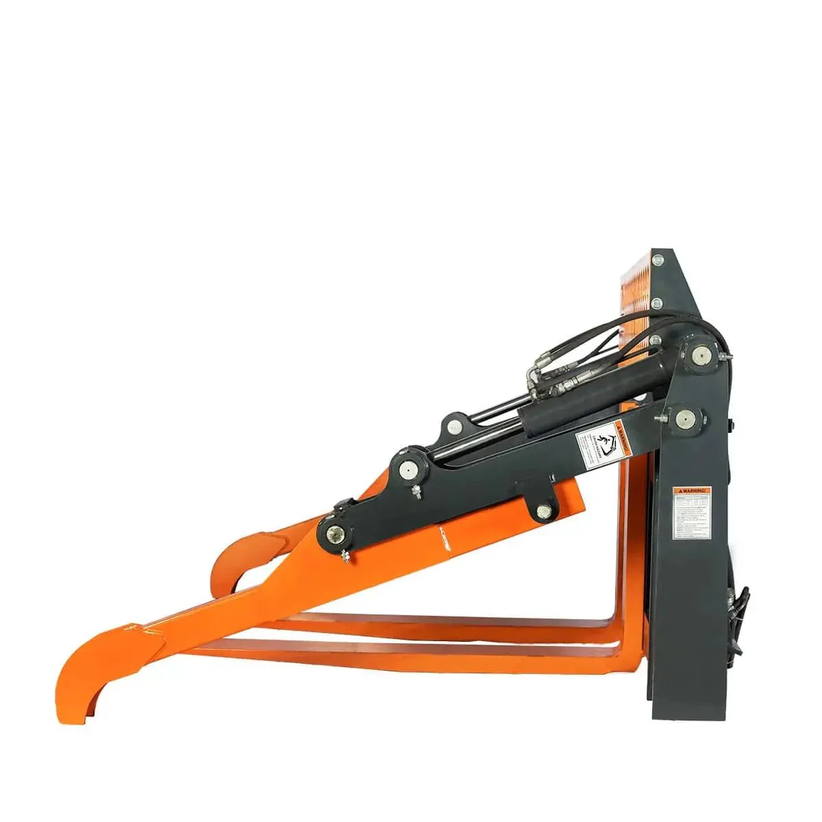 1.2 m Skid Steer Pallet Fork Pipe Grapple, Dual Hydraulic Cylinders, 2700kg Capacity, TMG-SPG45 - Image 8