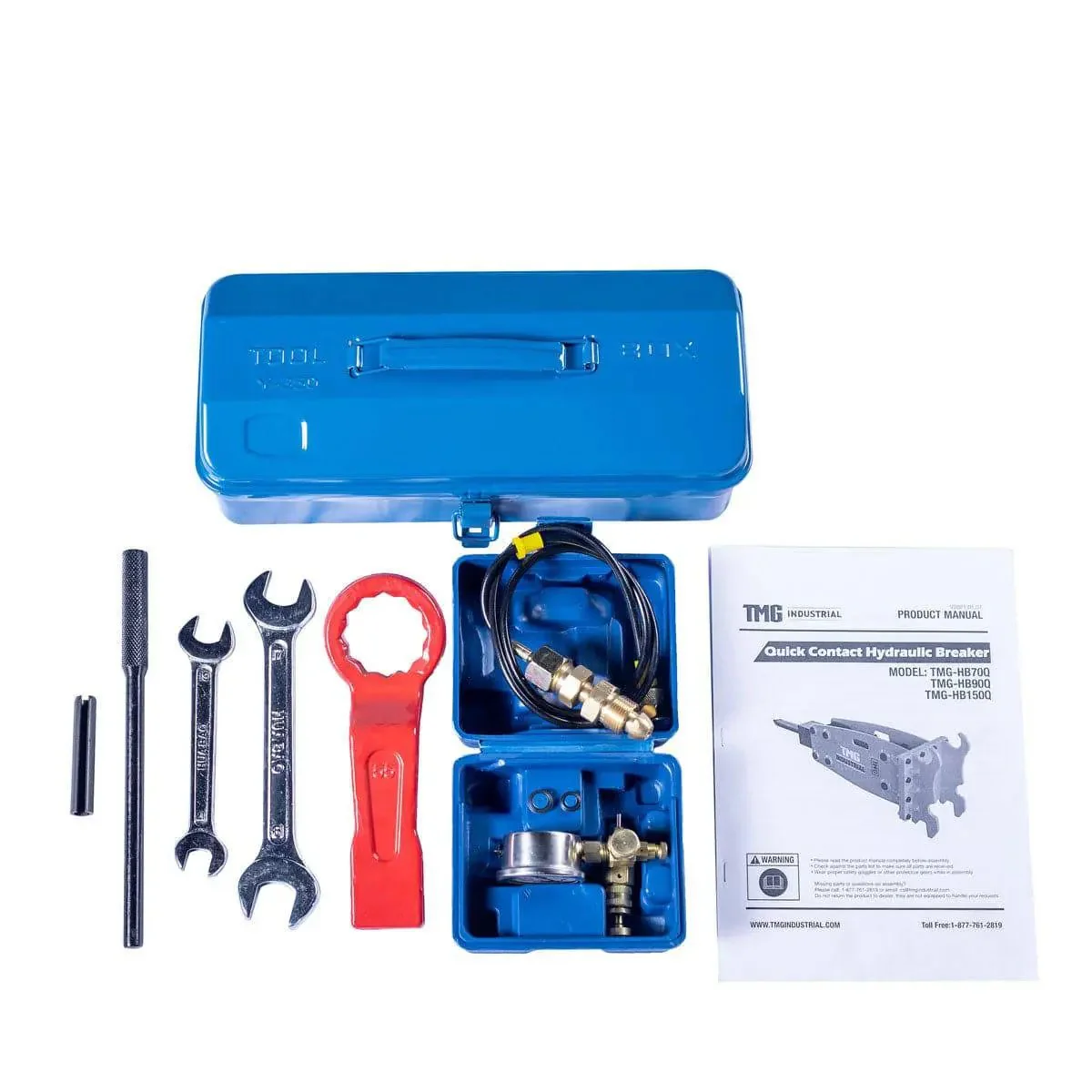 Hydraulic Breaker for 4-7 Ton Excavators, Quick-Change Lugging, TMG-HB70Q - Image 10