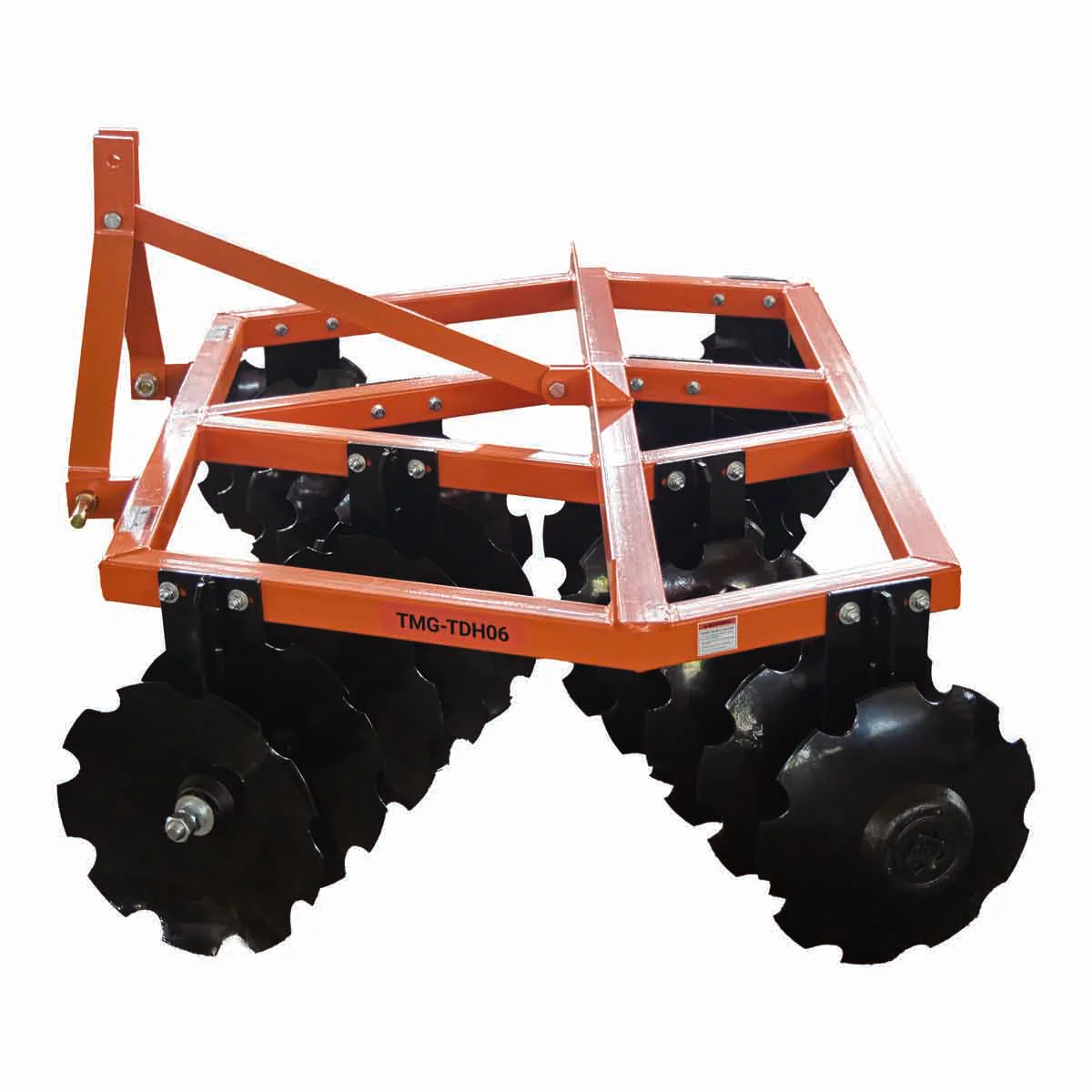 1800 mm (72″) Notched Disc Harrow, 3-Point Hitch, CAT 1, 25–45 HP Tractors, TMG-TDH06 - Image 3