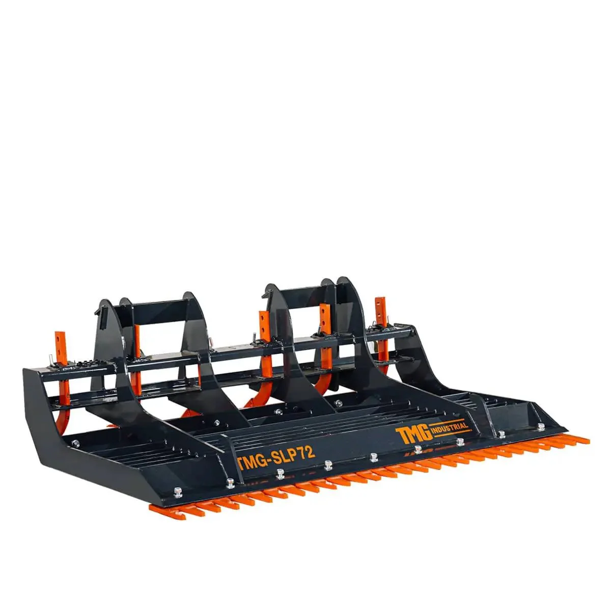 183 cm Skid Steer Land Plane, 6 Adjustable Ripper Teeth, Reversible Planer Comb, Grading, Spreading and Leveling, TMG-SLP72 - Image 5