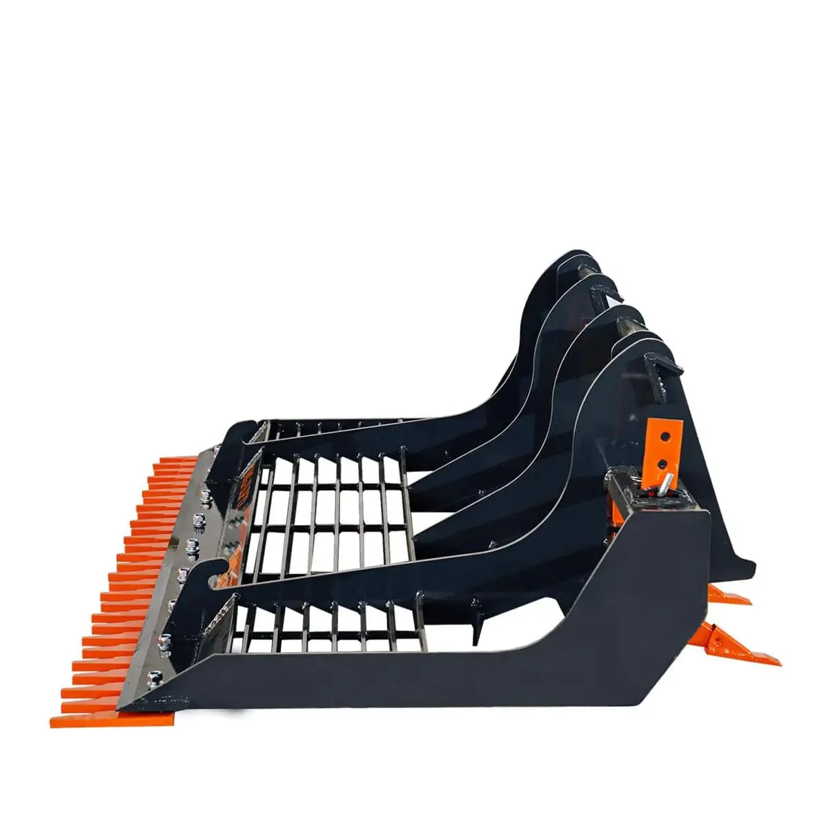 183 cm Skid Steer Land Plane, 6 Adjustable Ripper Teeth, Reversible Planer Comb, Grading, Spreading and Leveling, TMG-SLP72 - Image 6