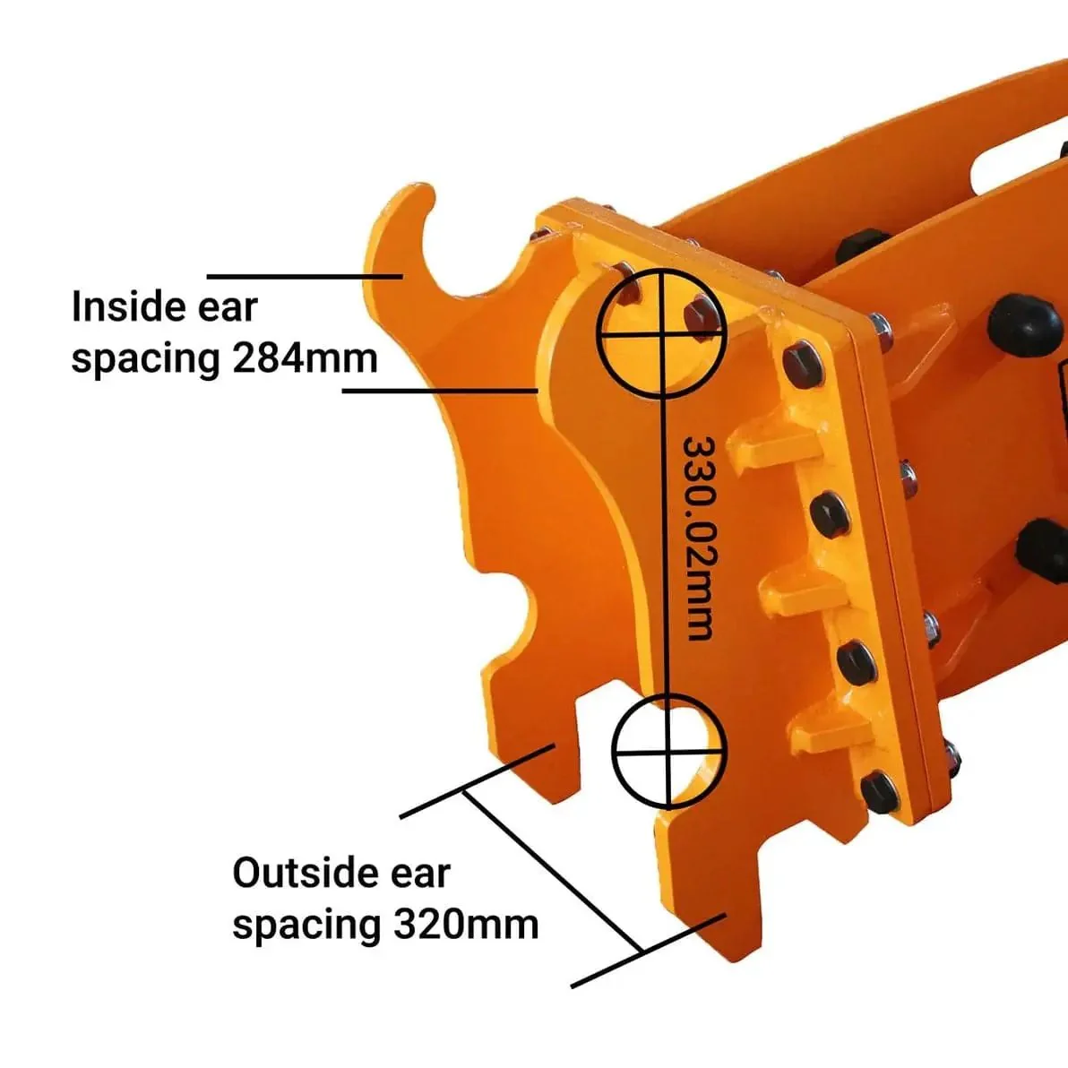 Hydraulic Breaker for 6–9 Ton Excavators, Quick-Change Lugging, TMG-HB90Q - Image 3