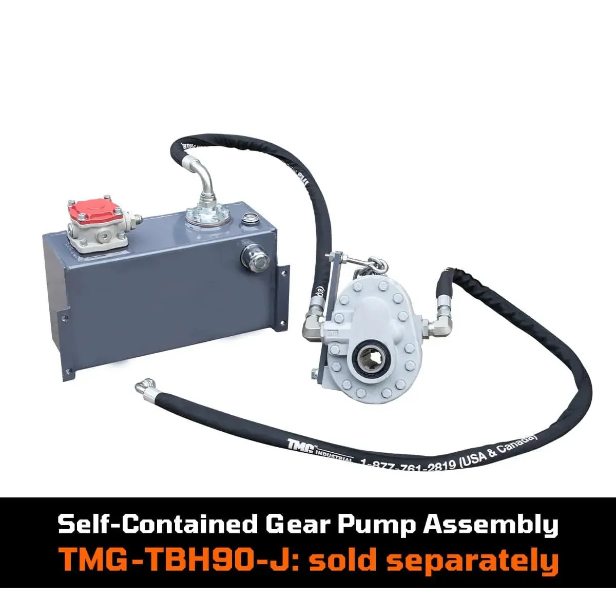 2500 mm (9’) Tractor Swing Backhoe Attachment, 180° Boom and Bucket Rotation, TMG-TBH90 - Image 4