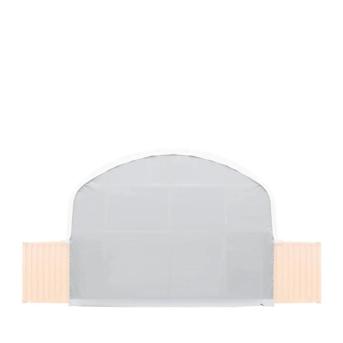 Back End Wall Kit, Compatible with TMG-DT3020C and DT3040C container shelters installed with the high cube containers (9'6" / 2.90m), TMG-DT30BW8V. - Image 2