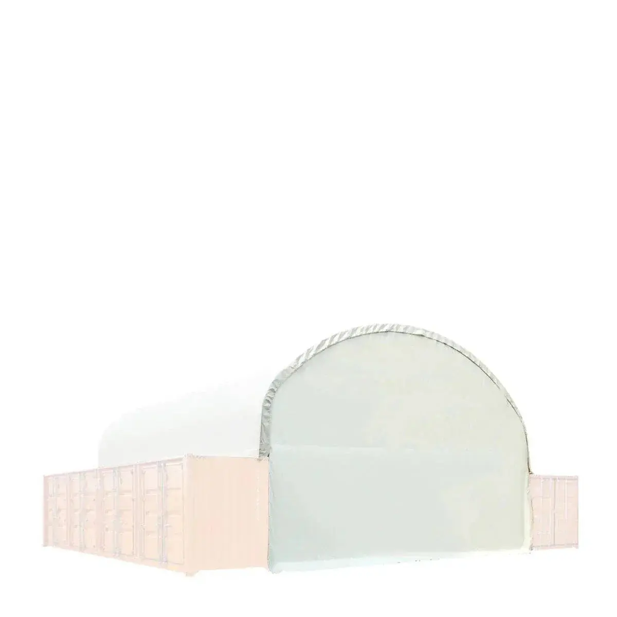 Back End Wall Kit, Compatible with TMG-DT4041C and DT4041CF container shelters installed with the high cube containers (9’6”), TMG-DT40BW9V - Image 3