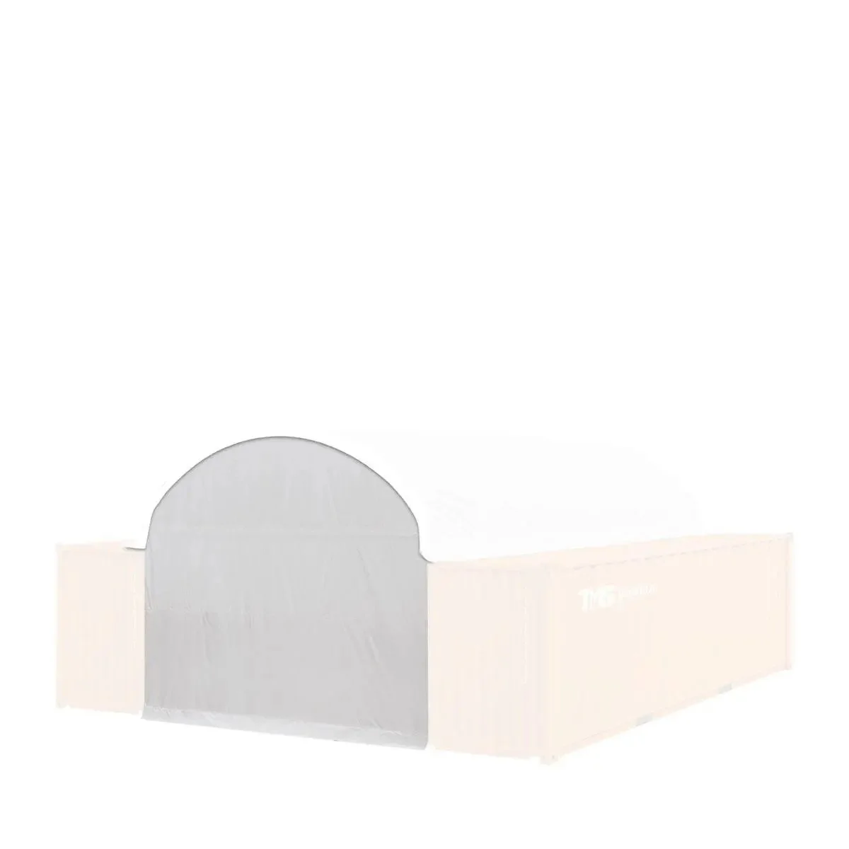 Back End Wall Kit, compatible with TMG-ST2041CV and TMG-ST2021CE installed with a standard-height container (2.59 m / 8 ft 6 in), TMG-ST20BW8V - Image 4
