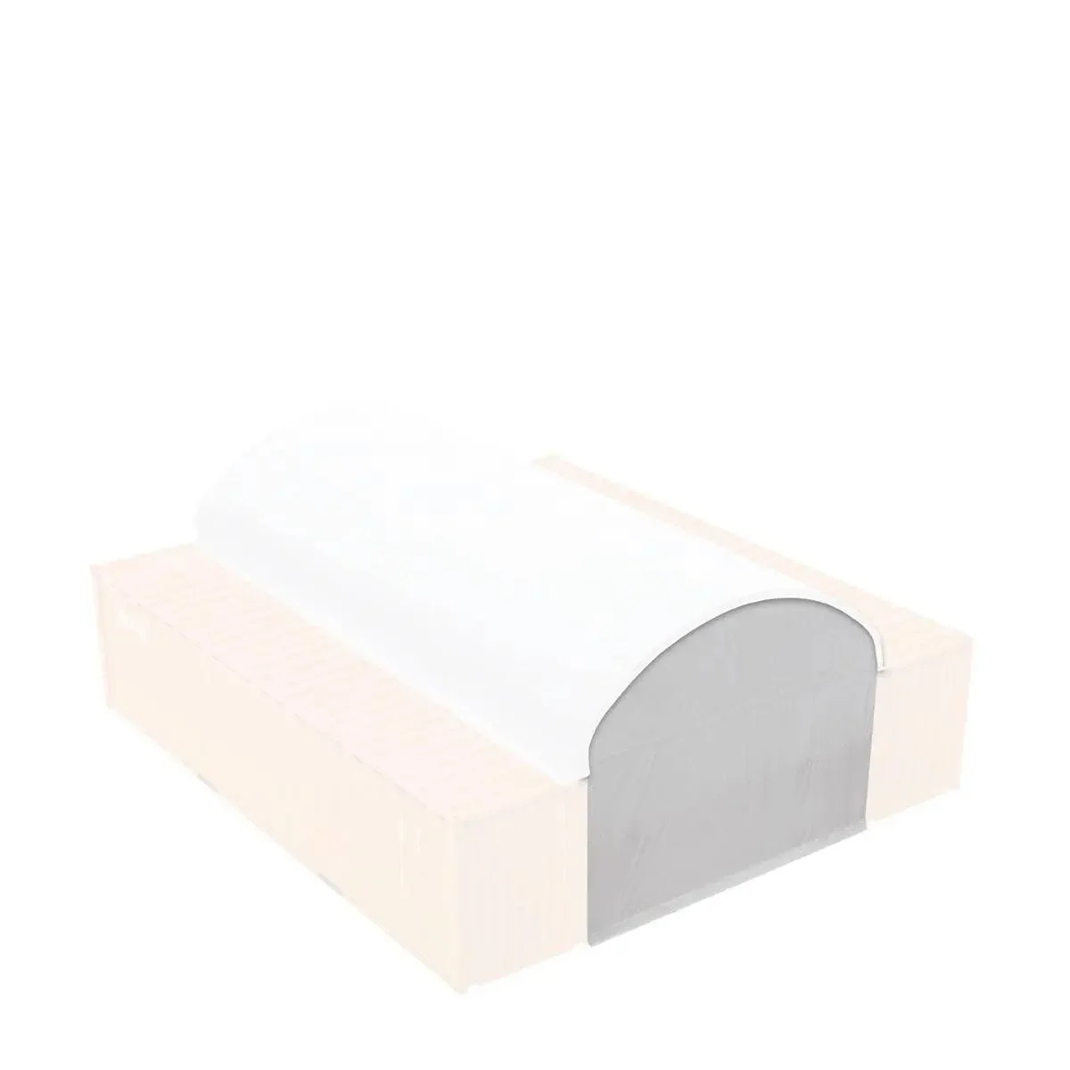 Back End Wall Kit, Compatible with TMG-ST2041CV and TMG-ST2021CE installed with high cube container (9’6”), TMG-ST20BW9V - Image 3