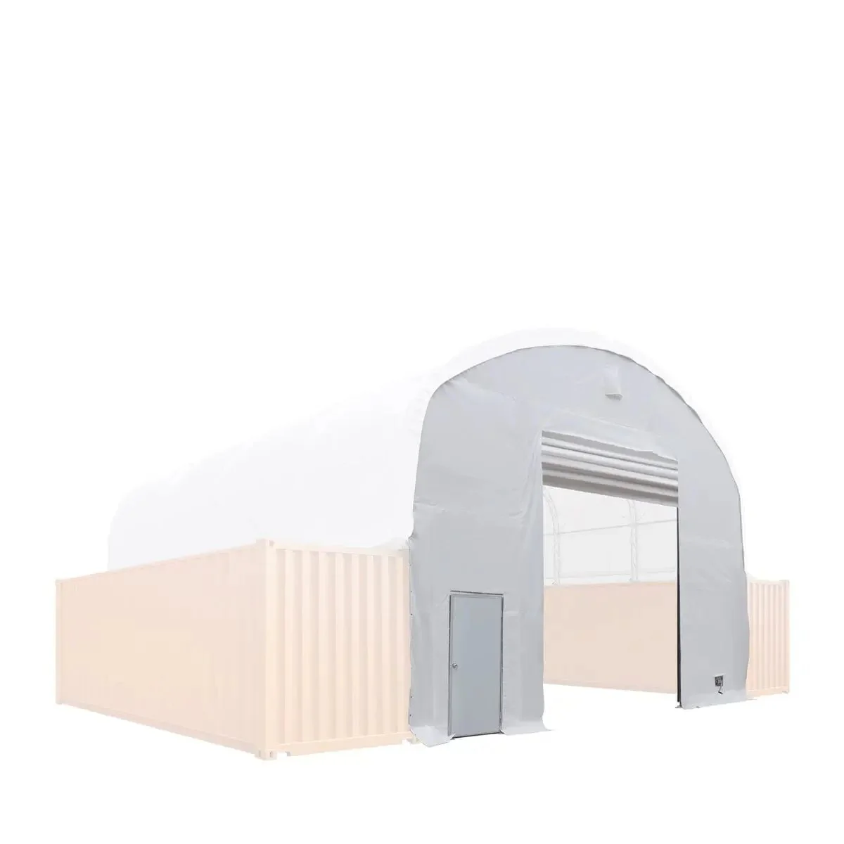 Front End Wall Kit, Compatible with TMG-DT3020C and DT3040C container shelters installed with the standard height containers (8’6”), TMG-DT30FW8V - Image 3
