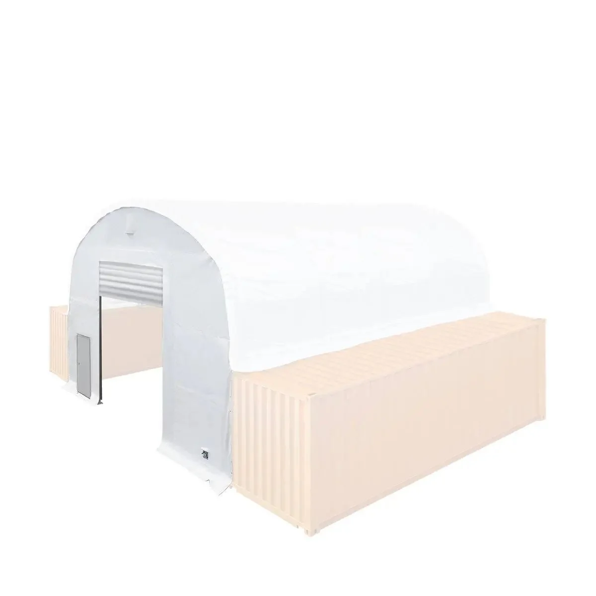 Front End Wall Kit, Compatible with TMG-DT3020C and DT3040C container shelters installed with the standard height containers (8’6”), TMG-DT30FW8V - Image 6