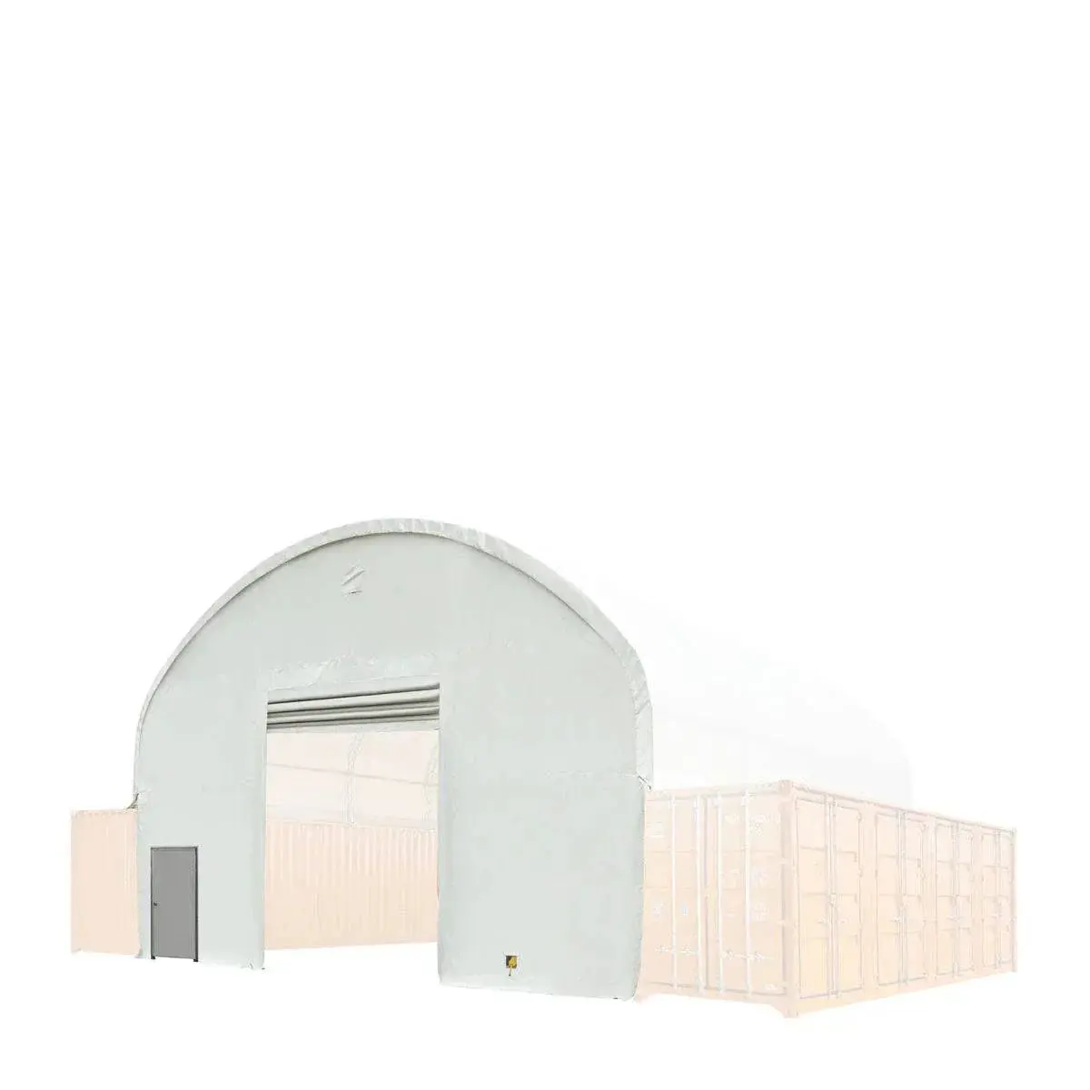 Front End Wall Kit, Compatible with TMG-DT4041C and DT4041CF container shelters installed with the high cube containers (9’6”), TMG-DT40FW9V - Image 4