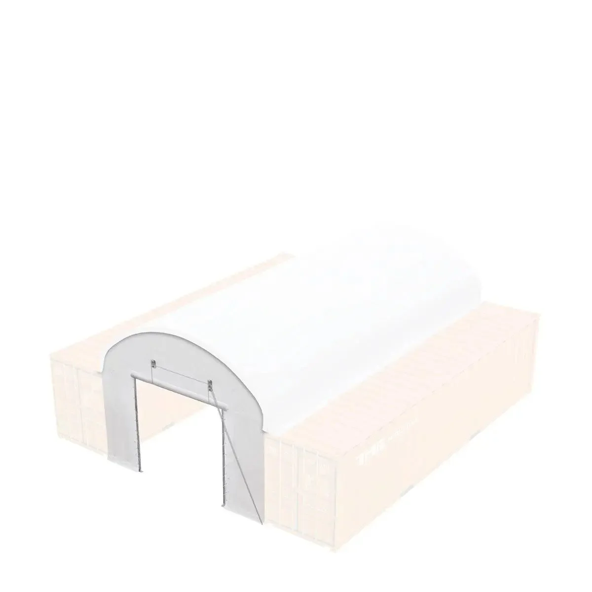 Front End Wall Kit, Compatible with TMG-ST2041CV and TMG-ST2021CE installed with standard height container (8’6”), TMG-ST20FW8V - Image 3