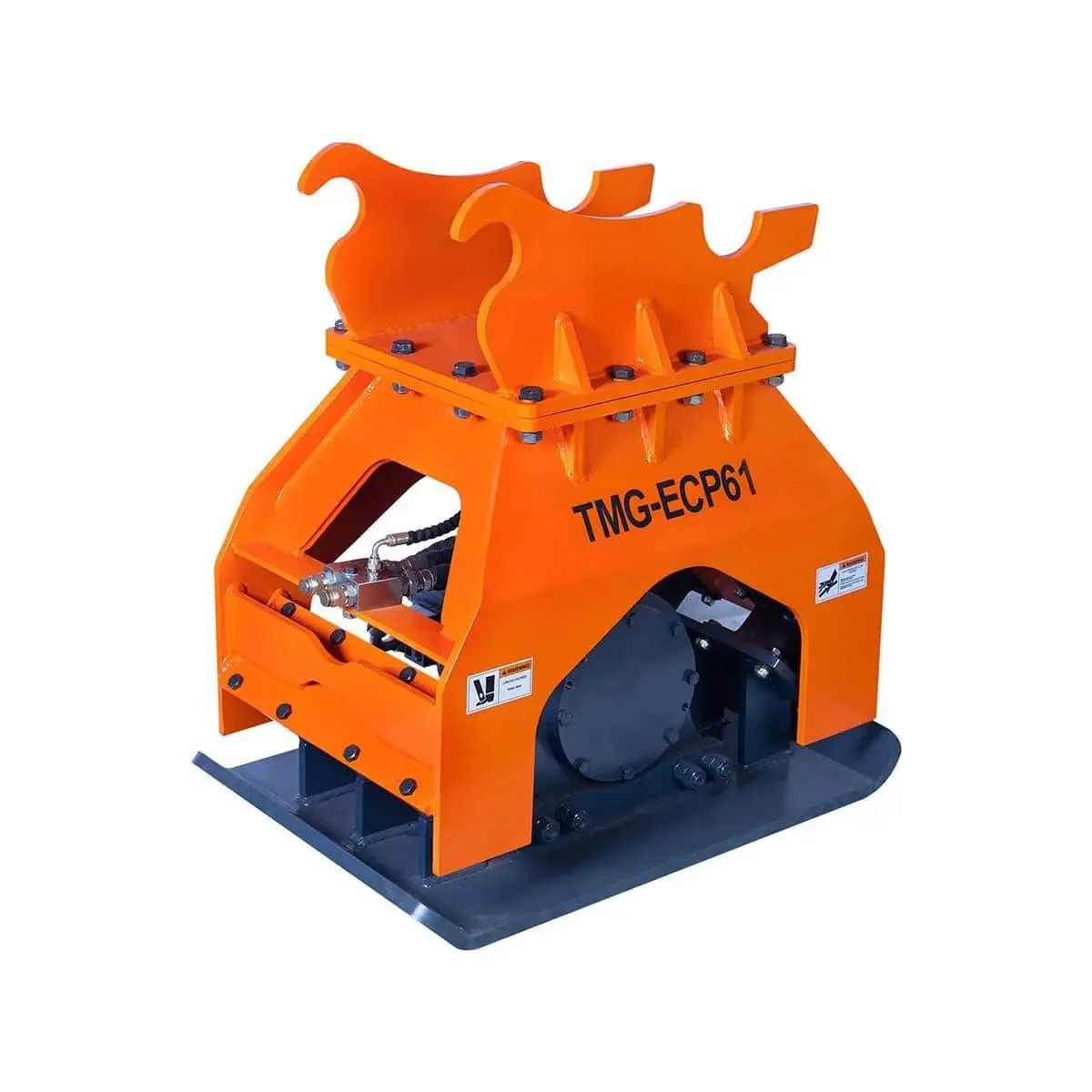 100 kN Hydraulic Plate Compactor for 10–16 Ton Excavators, Quick Change Lugging Mount, TMG-ECP61 - Image 9
