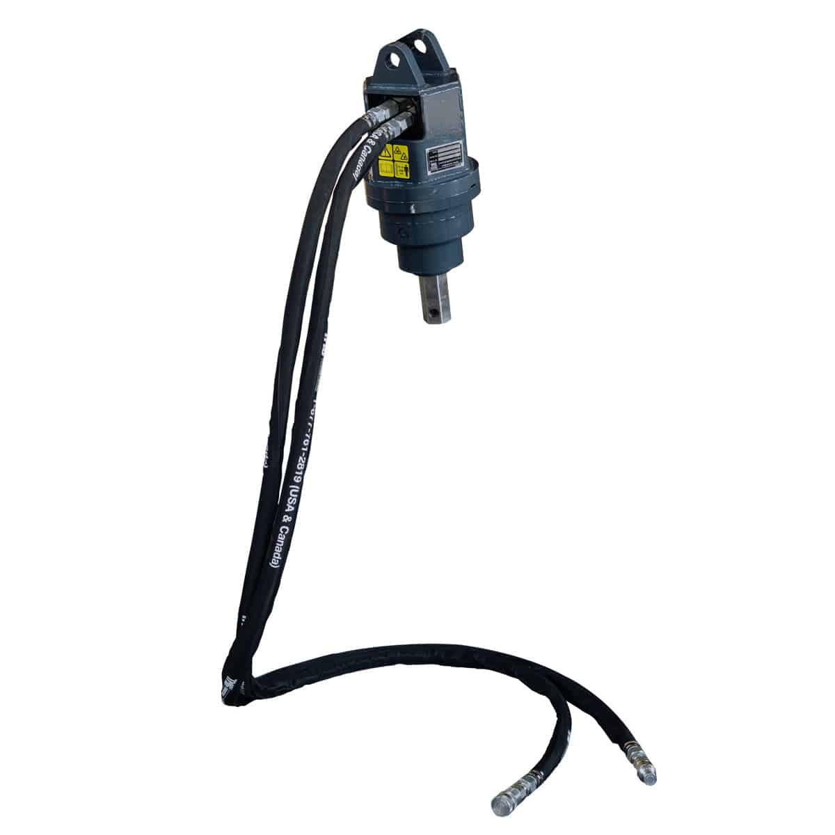 Hydraulic Post Hole Auger Drive Power Head, 26.5–76 L/min Hydraulic Flow, 50 mm (2") Hex Output Shaft, TMG-PAD30 - Image 5