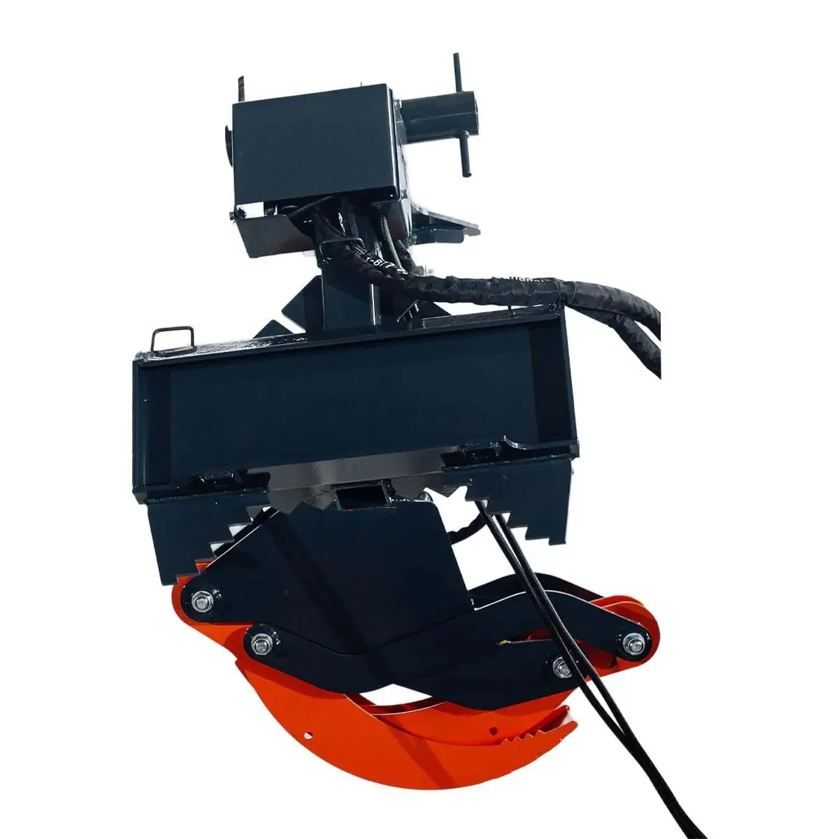 680 kg (1500 lb) Mini Skid Steer Rotating Grapple, 1500 mm (59") Opening, 360° Power Rotation, TMG-SLG59 - Image 6