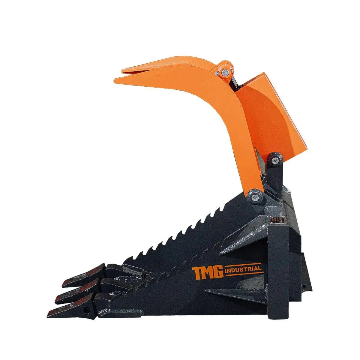 Mini Skid Steer Stump Bucket Grapple, 1000 kg (2200 lb) Grapple Capacity, Toro Style Mount Plate, TMG-SSG36 - Image 9