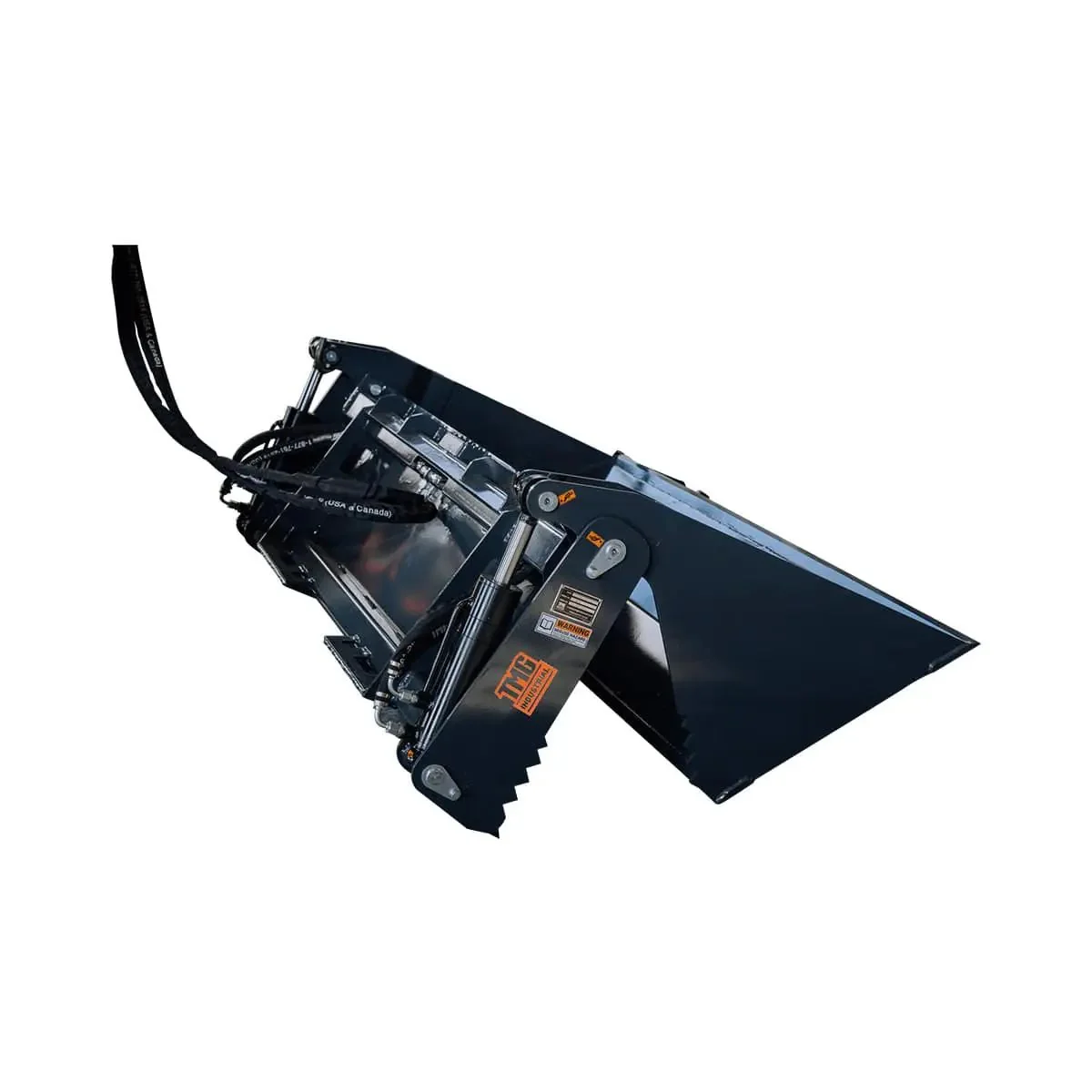 Skid Steer 4-in-1 Bucket, 700 kg (1545 lb) Load Capacity, 770 mm (30″) Maximum Opening, TMG-SBF72 - Image 6