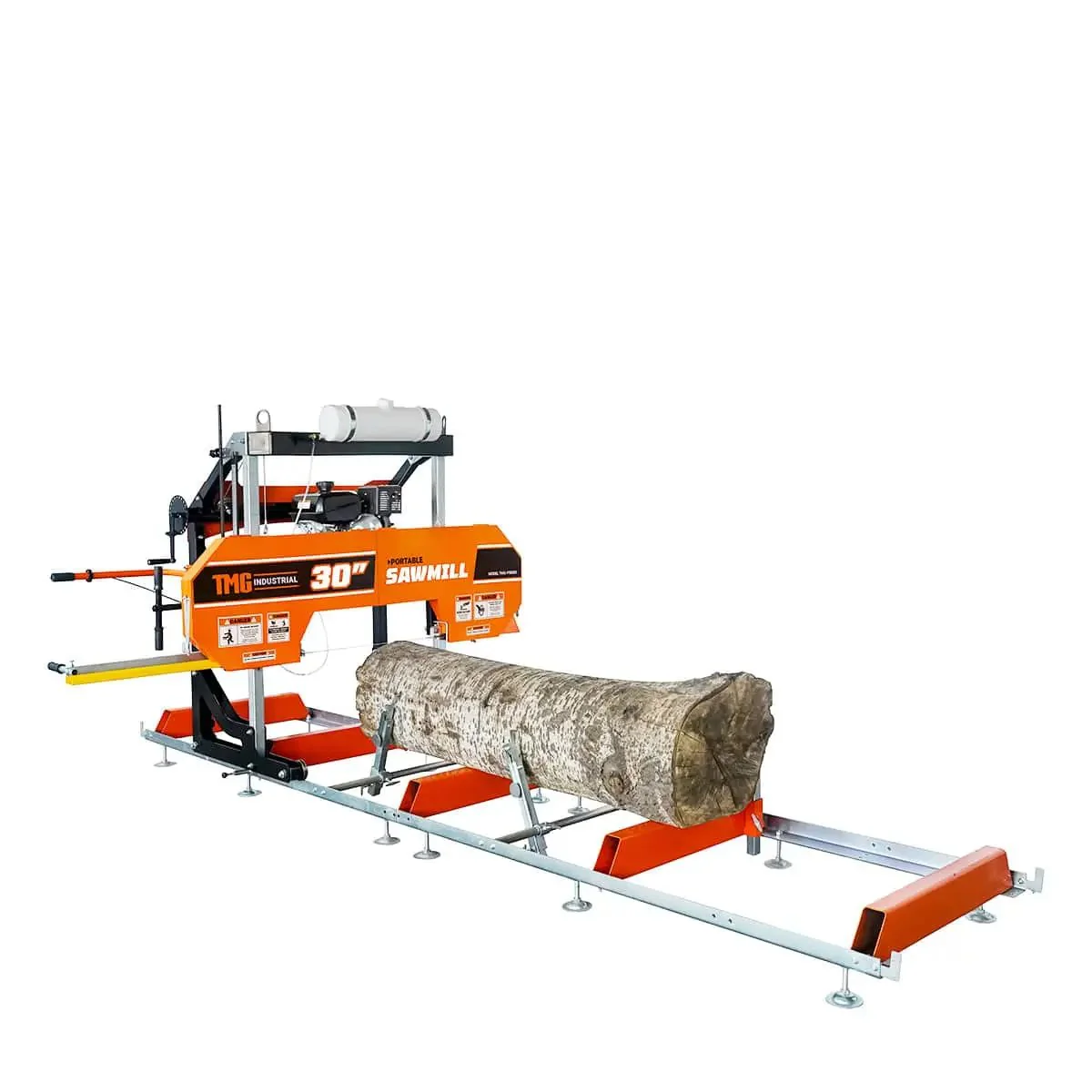 Portable 760mm Sawmill (Blade is not Included) with 14 HP Kohler Gas Engine - Bandsaw Mill for 3.6m Logs TMG-PSM30 - Image 3