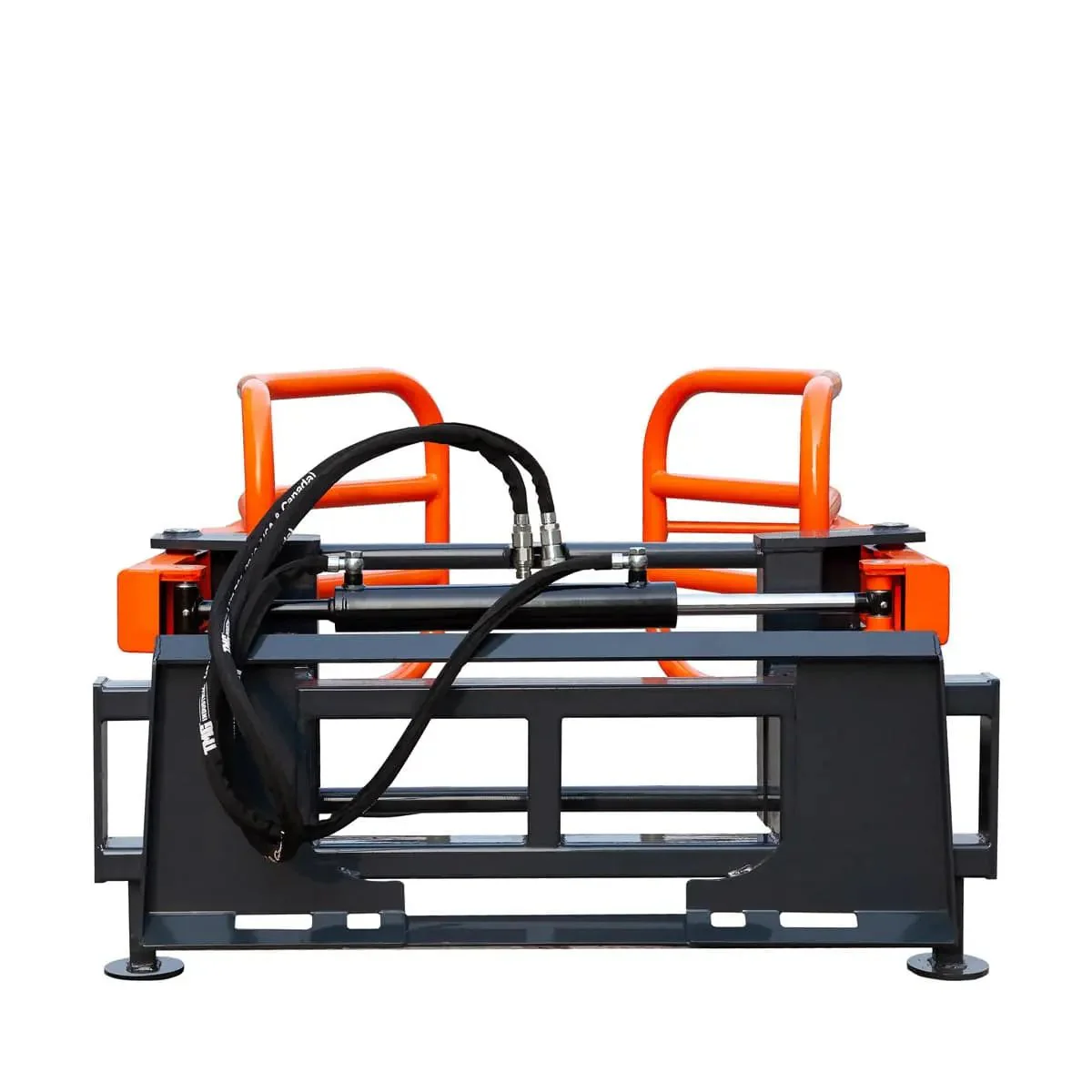 1800 mm (72") Skid Steer Hydraulic Round Bale Gripper / Squeeze Grapple, 1000 kg (2200 lb) Capacity, Universal Mount, TMG-SBG72 - Image 4
