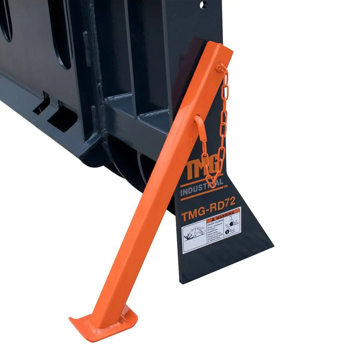 1840 mm (72″) Skid Steer Root Debris Rake Attachment, Universal Mount, 150 mm (6") Tine Spacing, TMG-SDR72 - Image 9