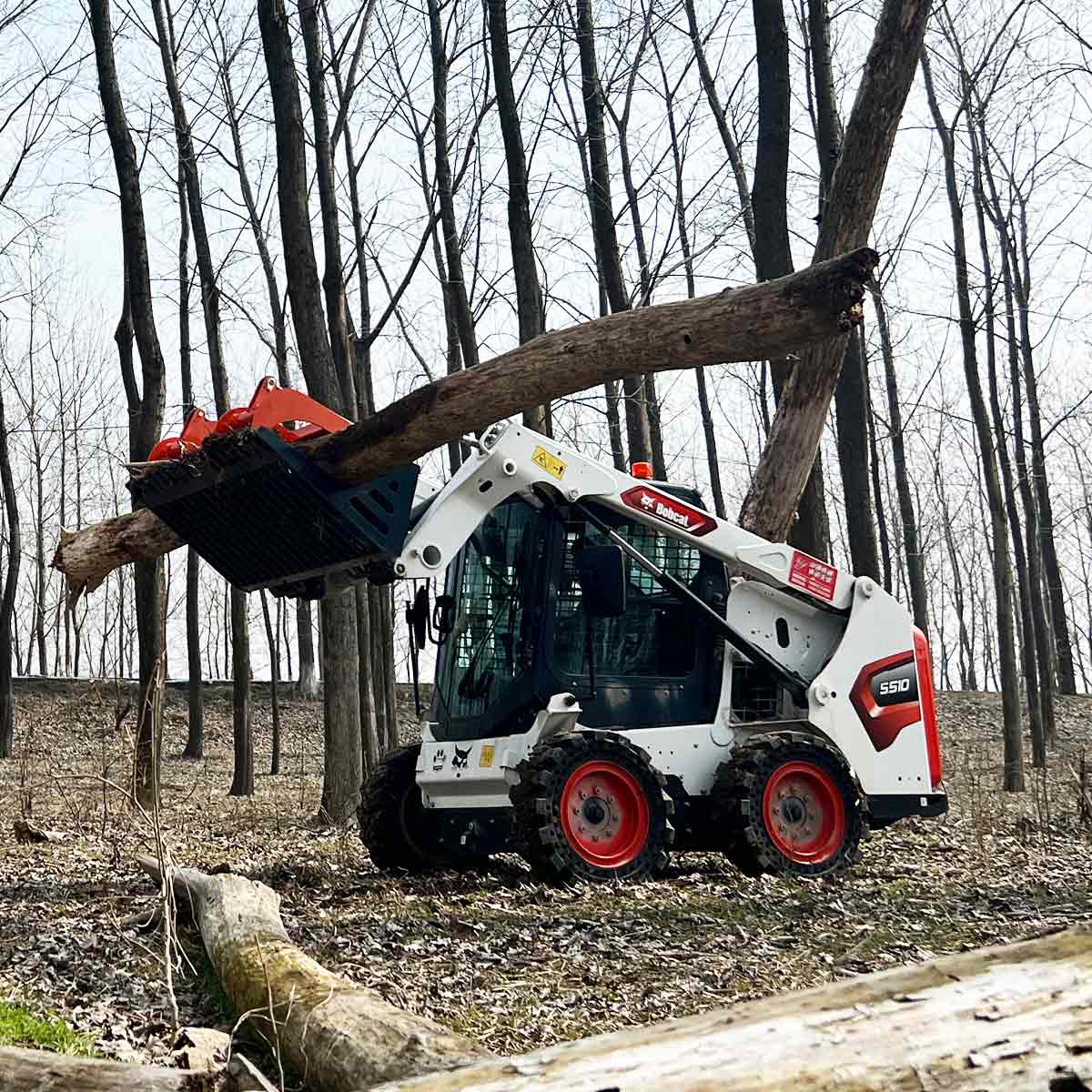 1830 mm (72") Skid Steer Skeleton Grapple Attachment, Universal Mount, TMG-SG73 - Image 3