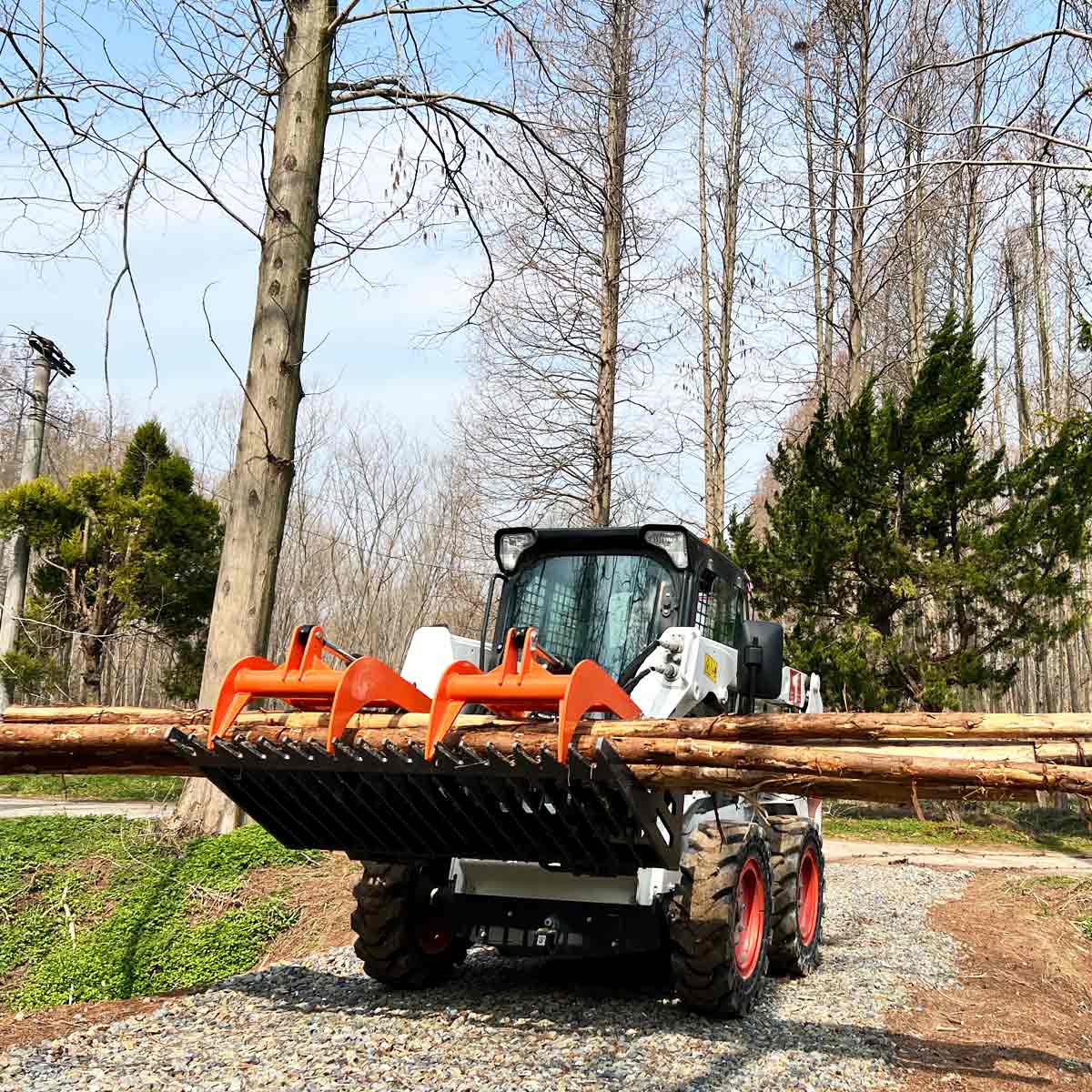 1830 mm (72") Skid Steer Skeleton Grapple Attachment, Universal Mount, TMG-SG73 - Image 7