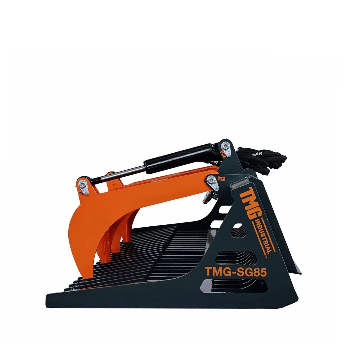 2130 mm (84") Skid Steer Skeleton Grapple Attachment, Universal Mount, TMG-SG85 - Image 12