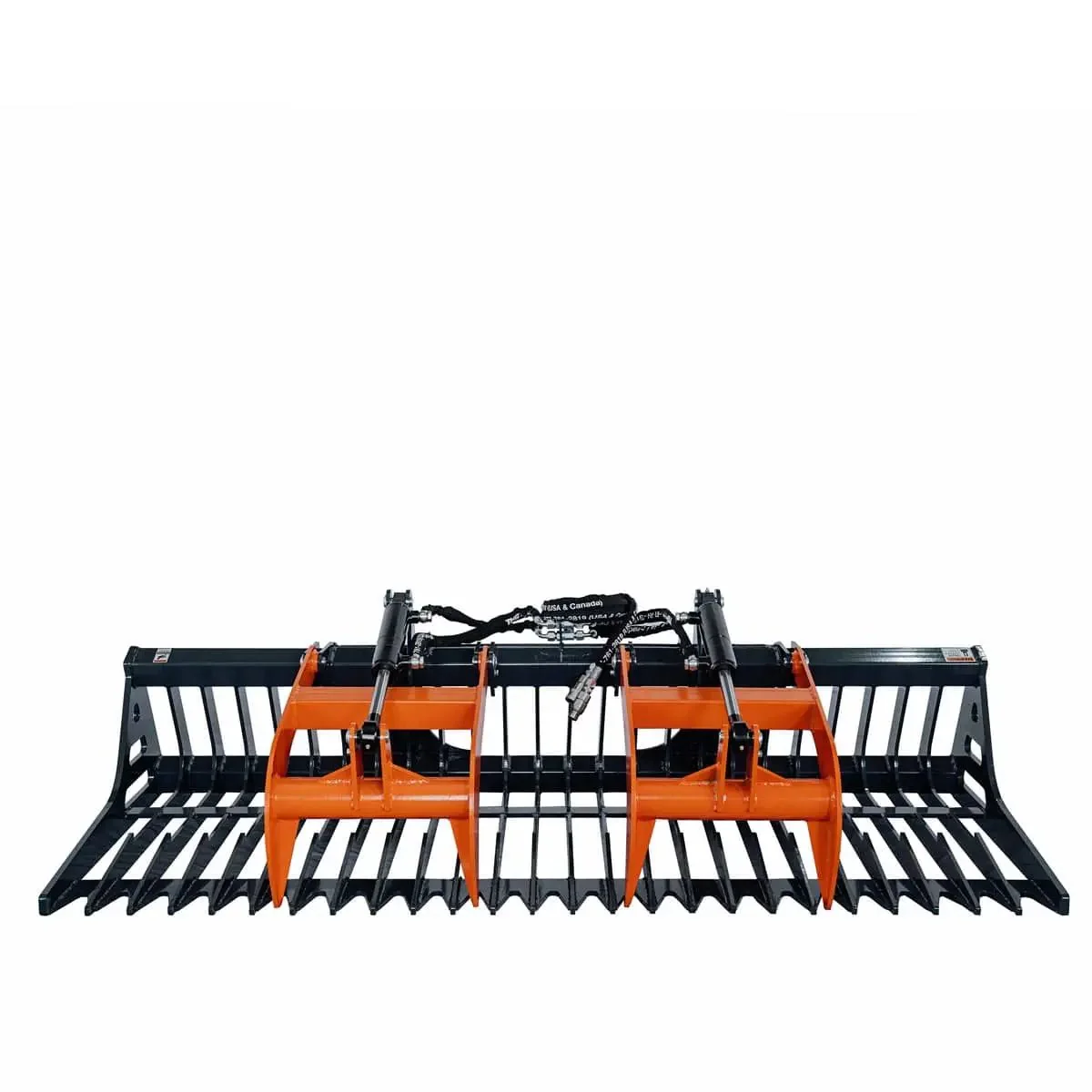 2130 mm (84") Skid Steer Skeleton Grapple Attachment, Universal Mount, TMG-SG85 - Image 9
