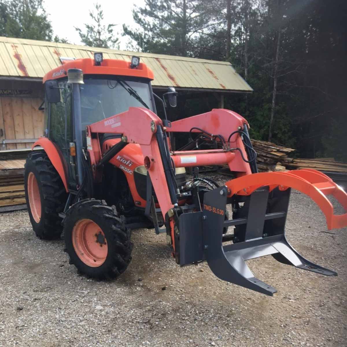 760 mm (30") Log Grapple Attachment for Skid Steers & Tractors, 1360 kg (3000 lb) Capacity, TMG-SLG30 - Image 7