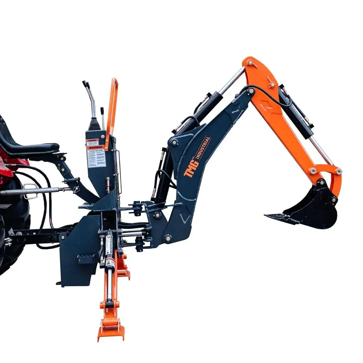 1813 mm (6’) 3-Point Hitch Swing Backhoe Attachment, Category 1, 20 - 65 HP Tractor TMG-TBH72 - Image 5
