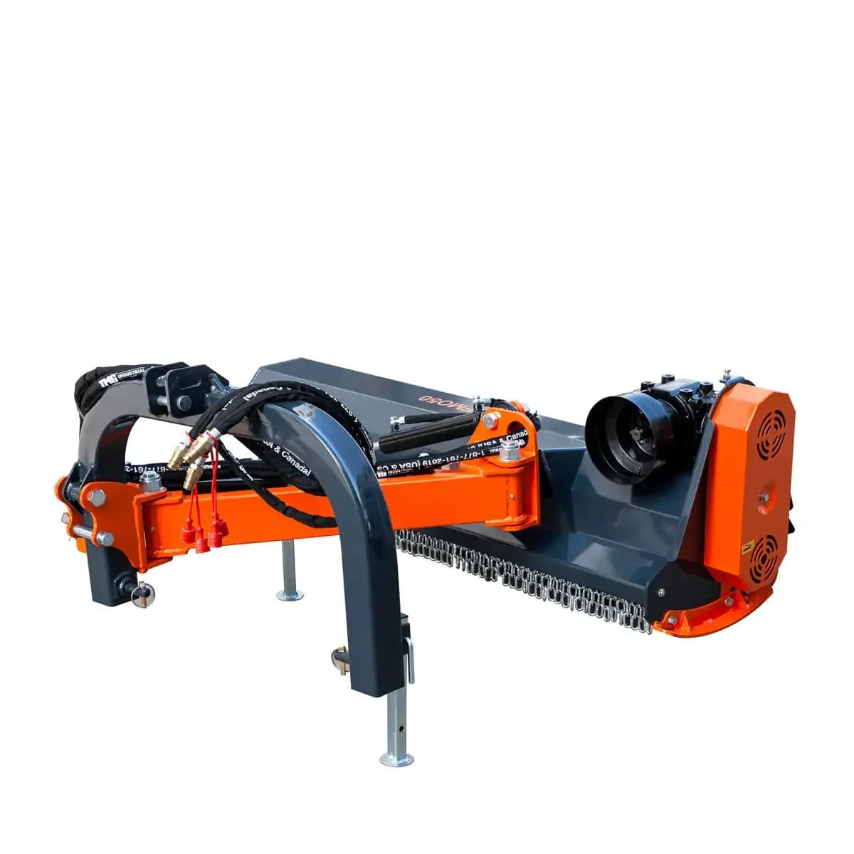 1250 mm (50″) Ditch Bank Flail Mower, Hydraulic Side Offset Verge & Slope Cutter for 20–50 HP Tractors, TMG-TFMO50 - Image 12