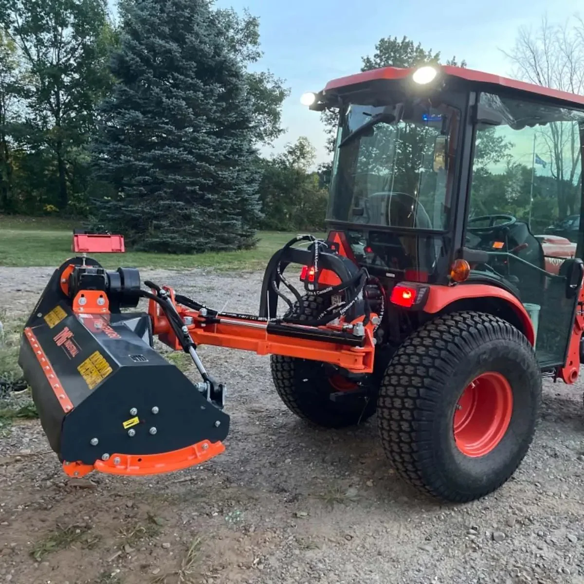 1450 mm (60") Ditch Bank Flail Mower, Hydraulic Side Offset Verge & Slope Cutter for 25–60 HP Tractors, TMG-TFMO60 - Image 3