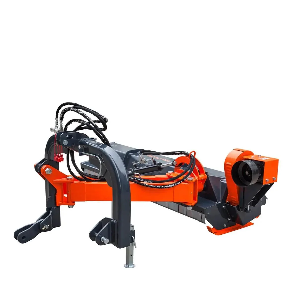 2200 mm (90") Ditch Bank Flail Mower, Hydraulic Side Offset Verge & Slope Cutter for 50–90 HP Tractors, TMGTFMO90 - Image 11